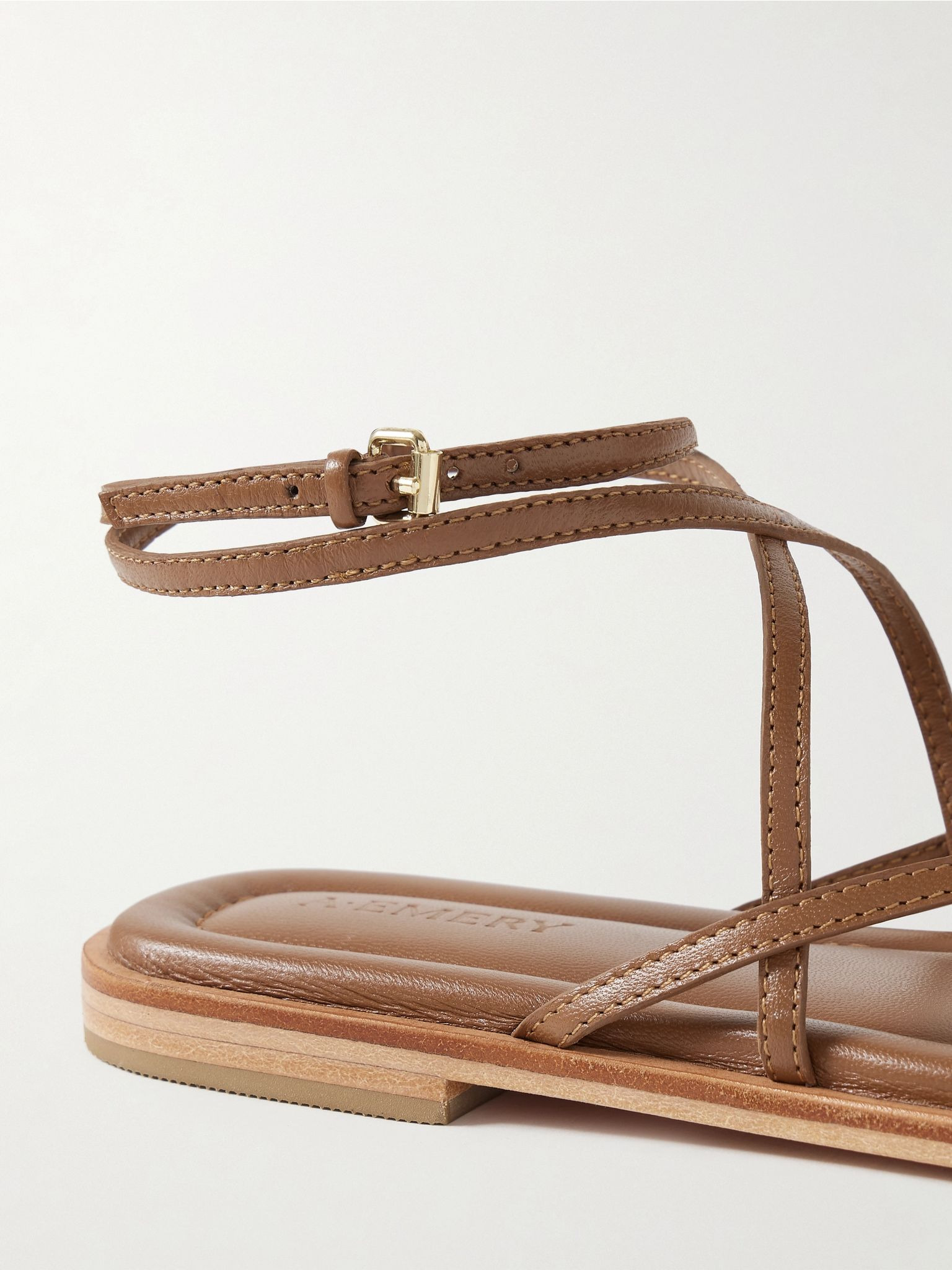 Davis leather sandals Tan - 4