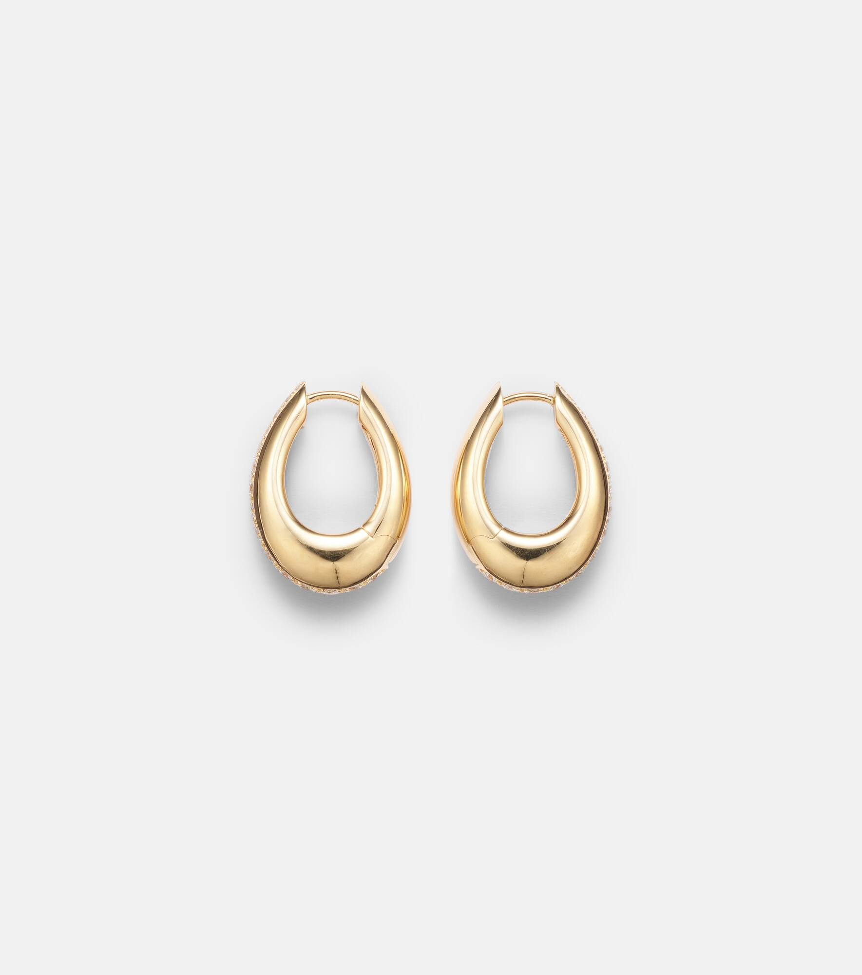 Chakra Icon 18kt gold earrings with diamonds - 4