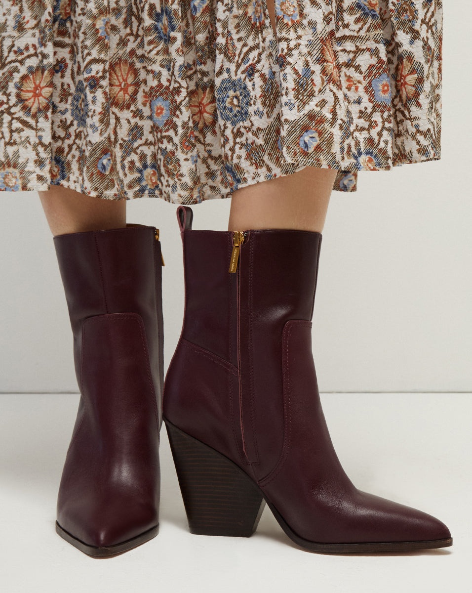 LOGAN LEATHER BOOTIE - 5