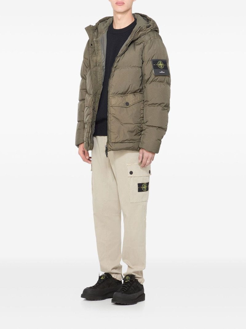 Stone Island twill tapered pants outlook