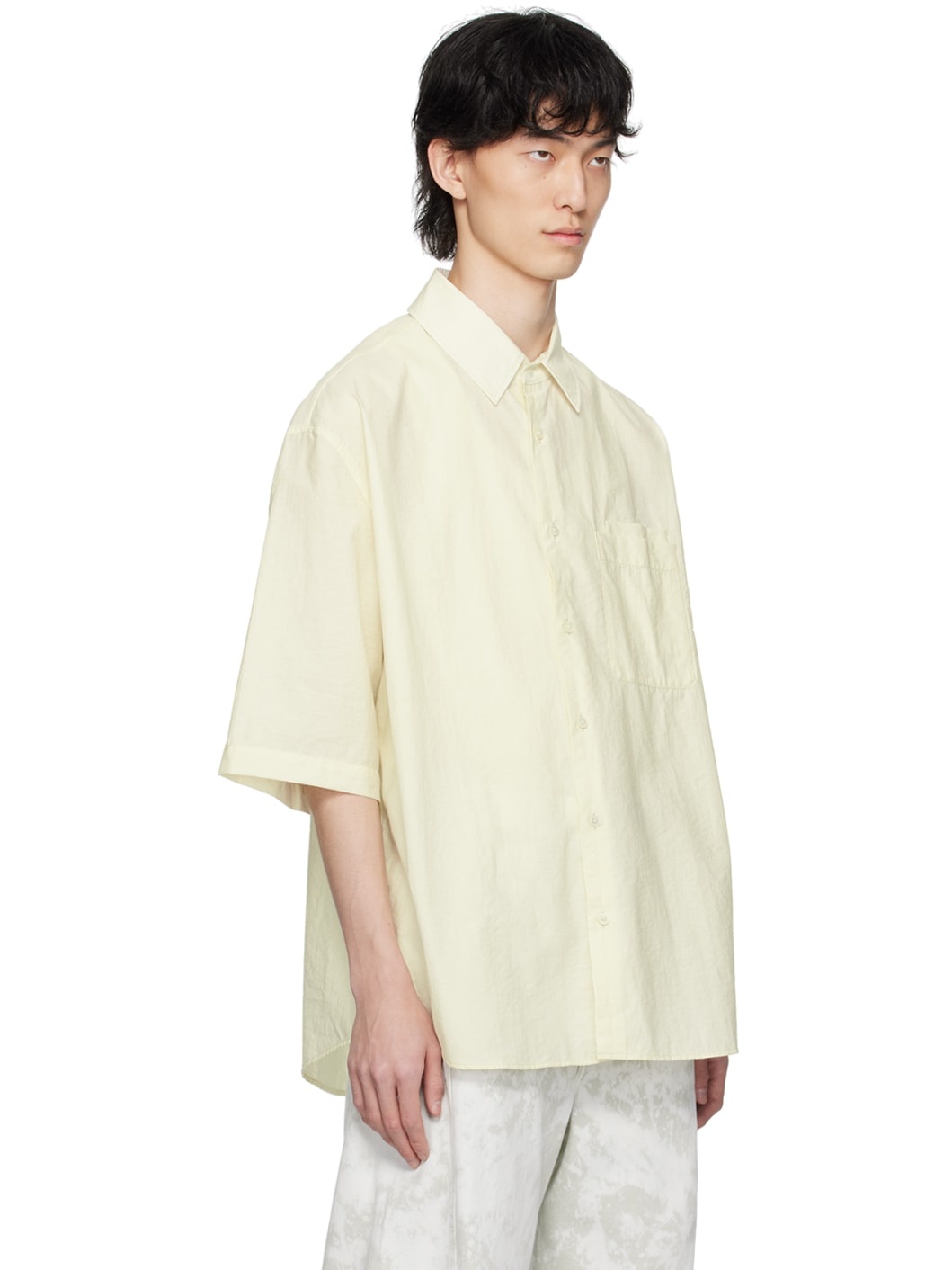 Yellow Double Pocket Shirt - 2