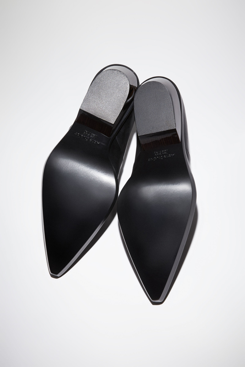 Pointed mules - Black 3