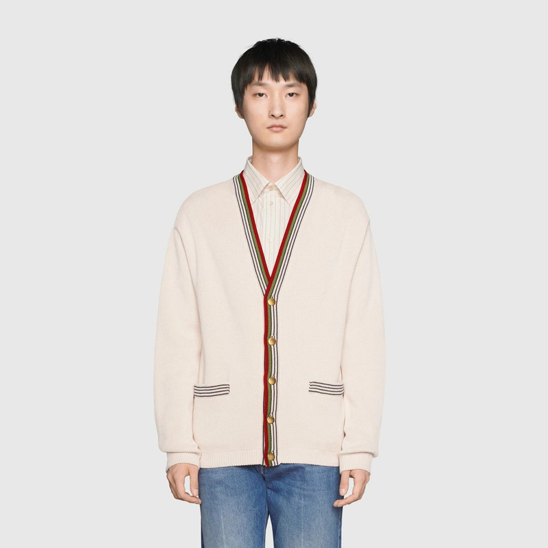 GUCCI Knit cotton cardigan outlook
