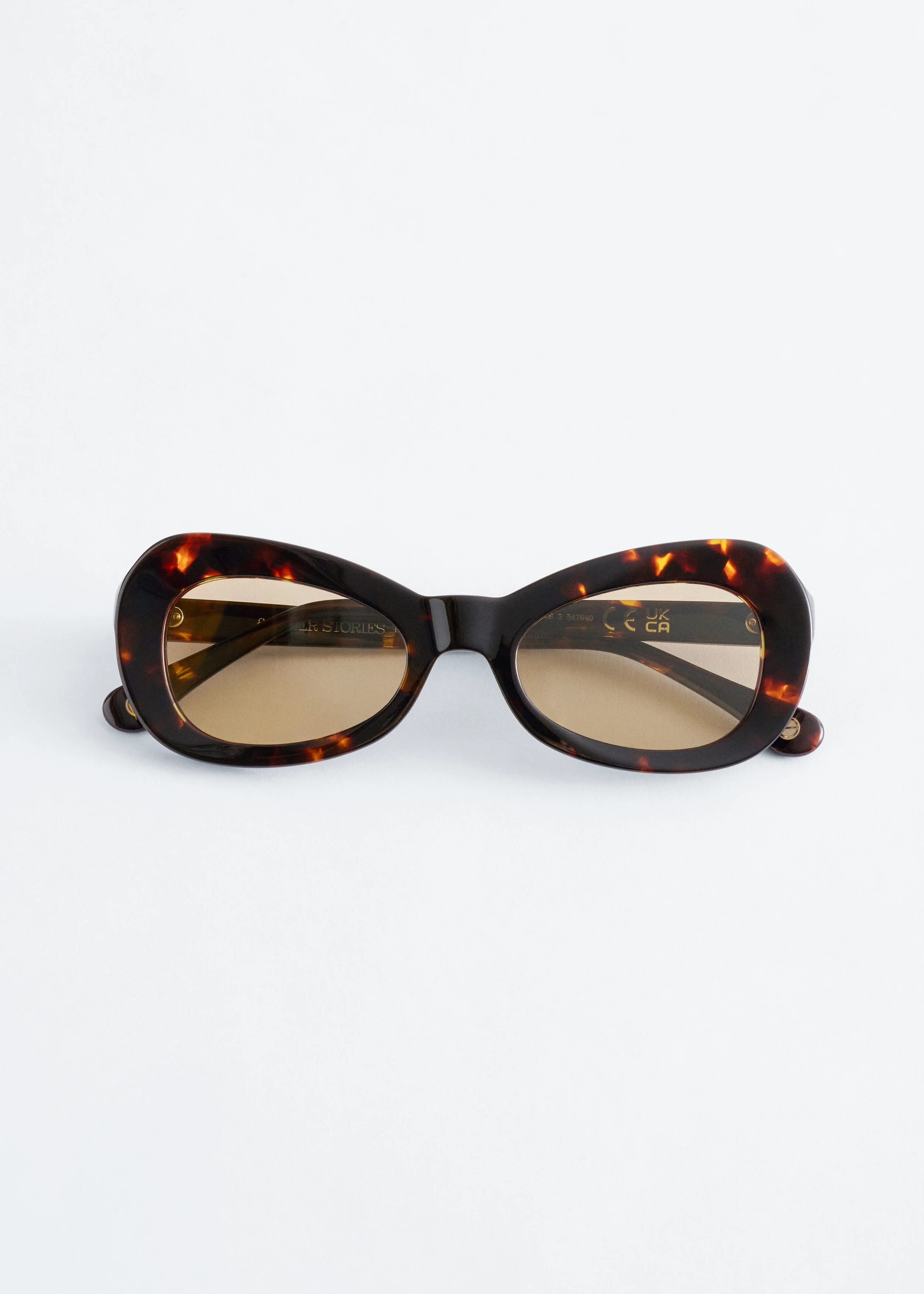 Oval Cat-Eye Sunglasses - 1