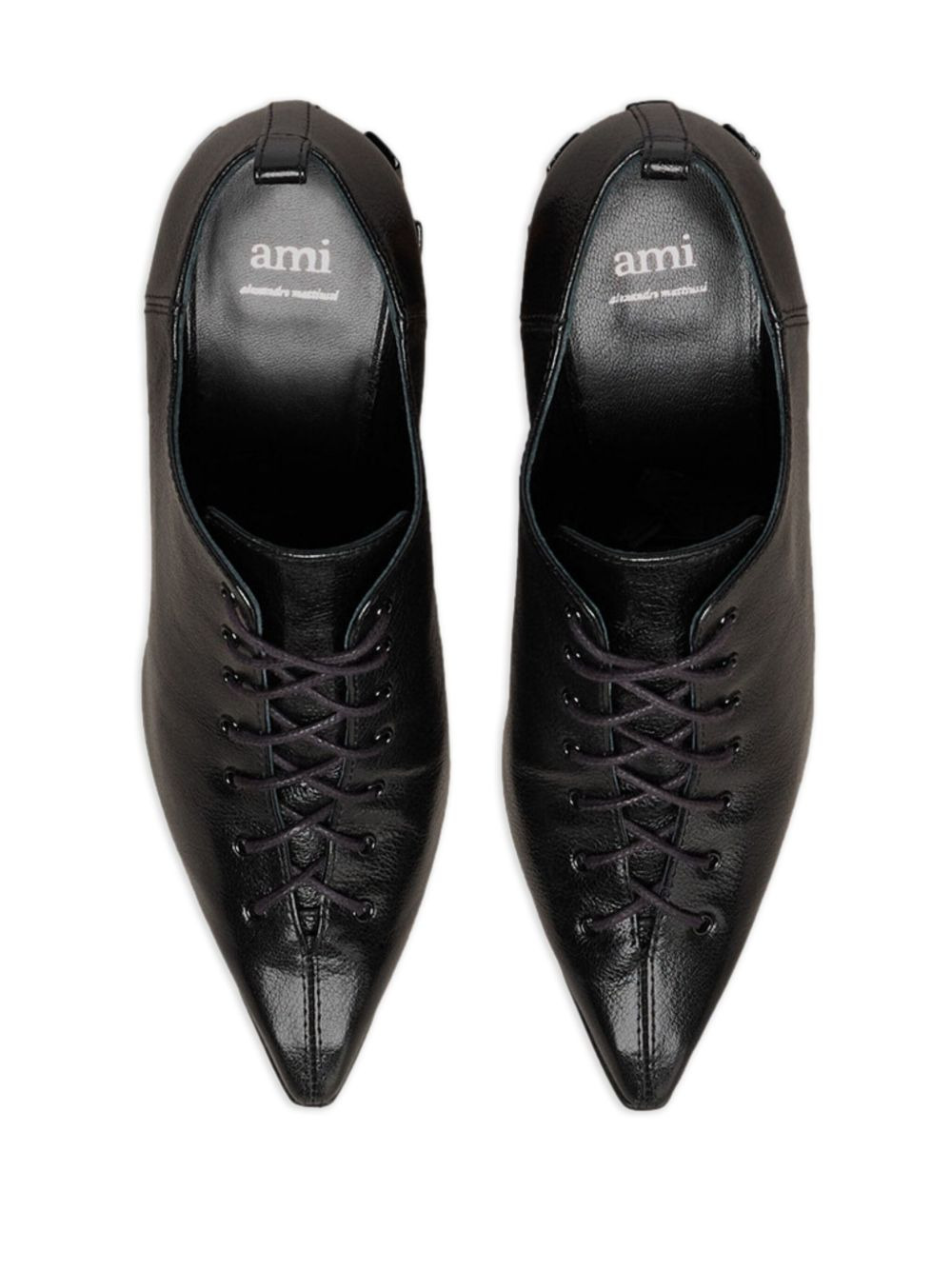 90mm pointed-toe lace-up pumps - 4