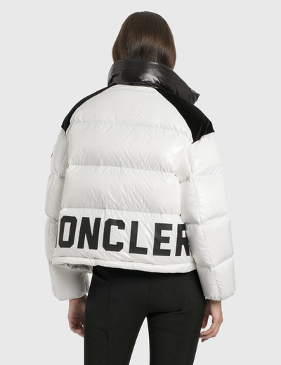 Moncler VELVET PANELLED DOWN JACKET outlook