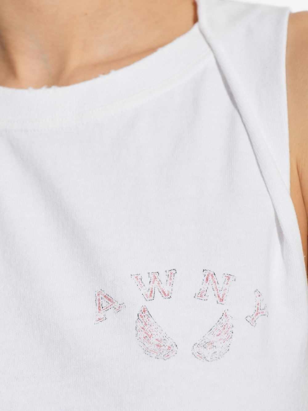 logo-print tank top - 5