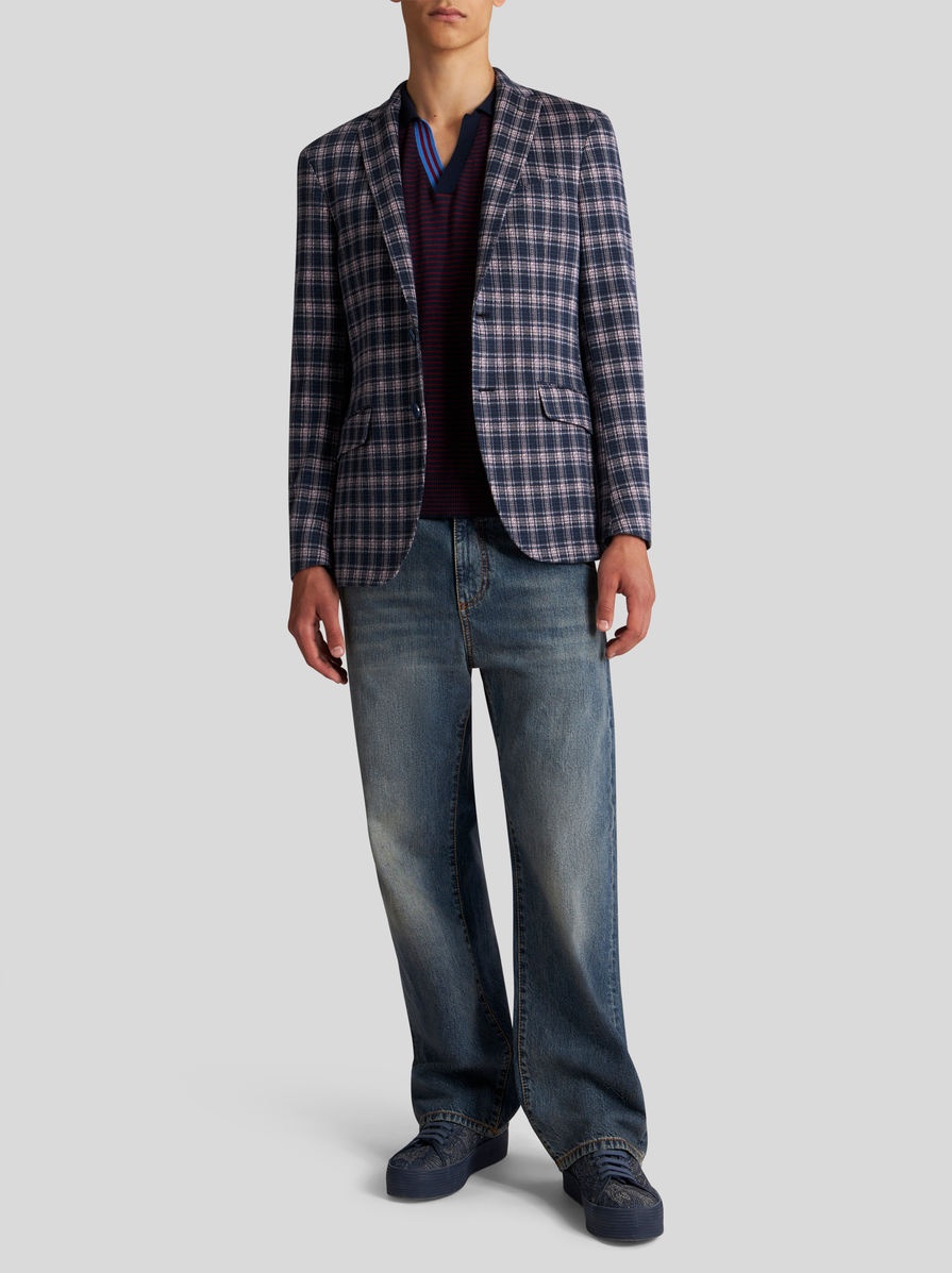 CHECK JACKET - 3
