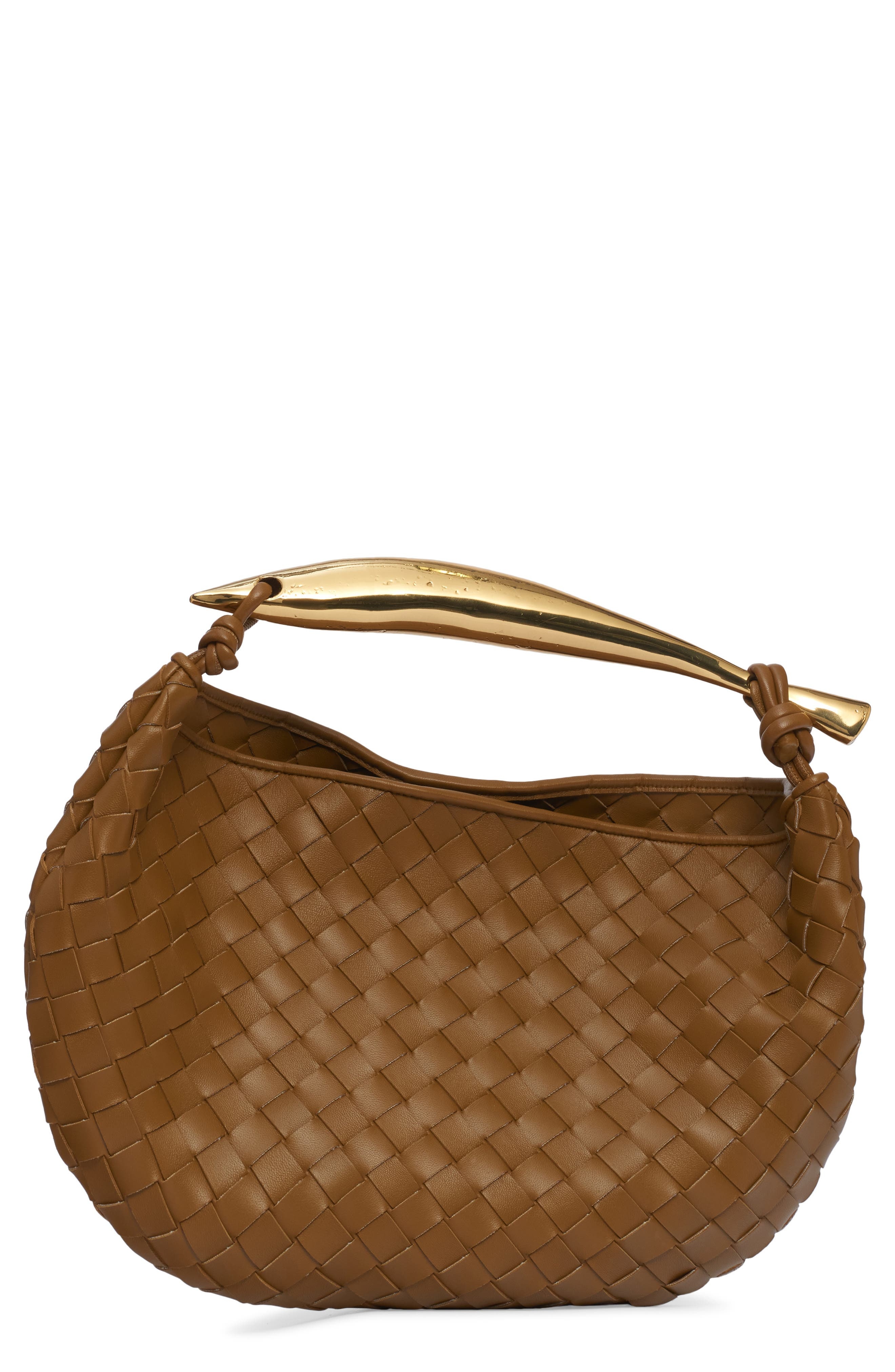 Sardine Intrecciato Leather Top Handle Bag - 1