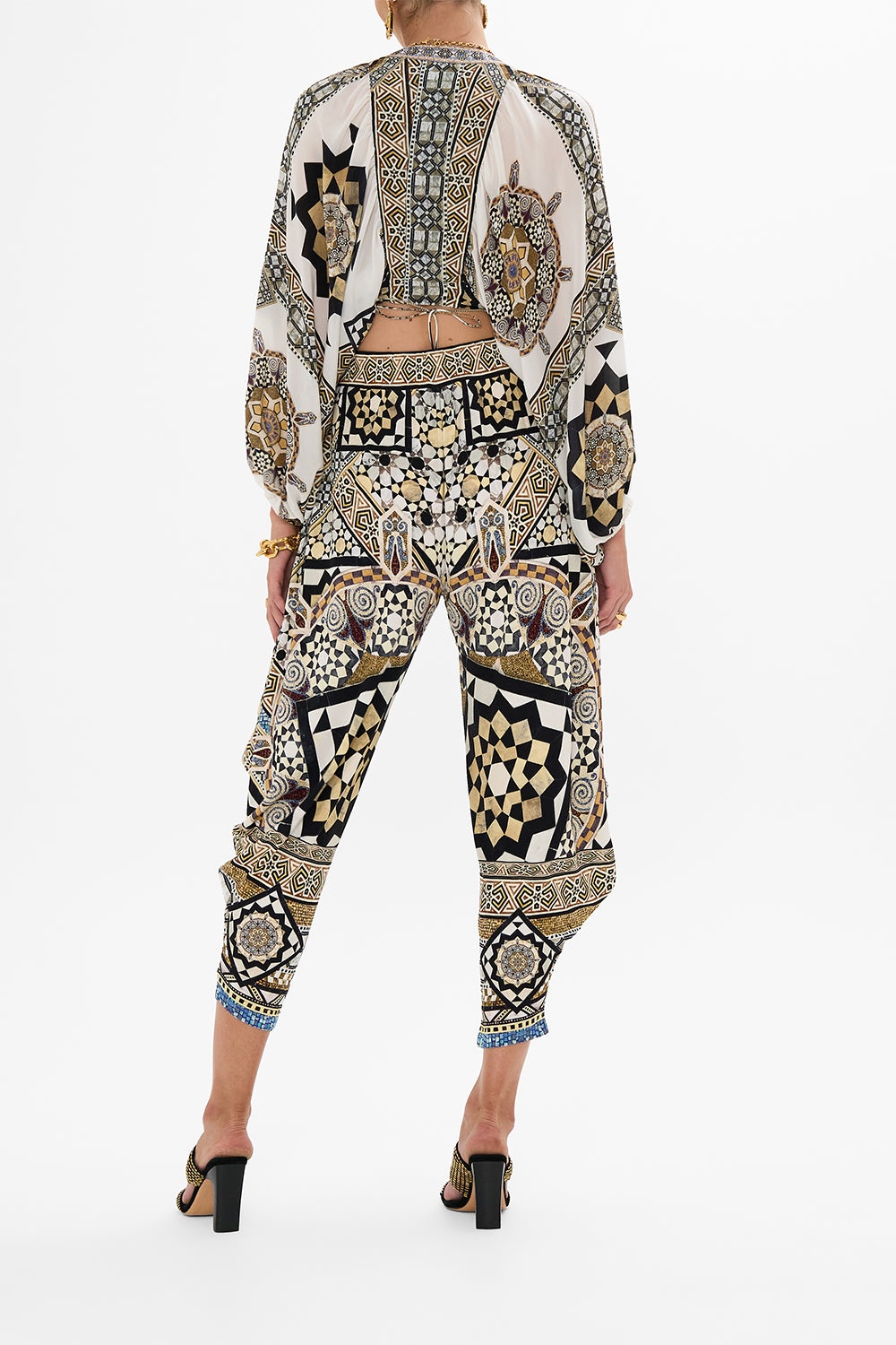 JERSEY DRAPE PANT WITH POCKET - 3