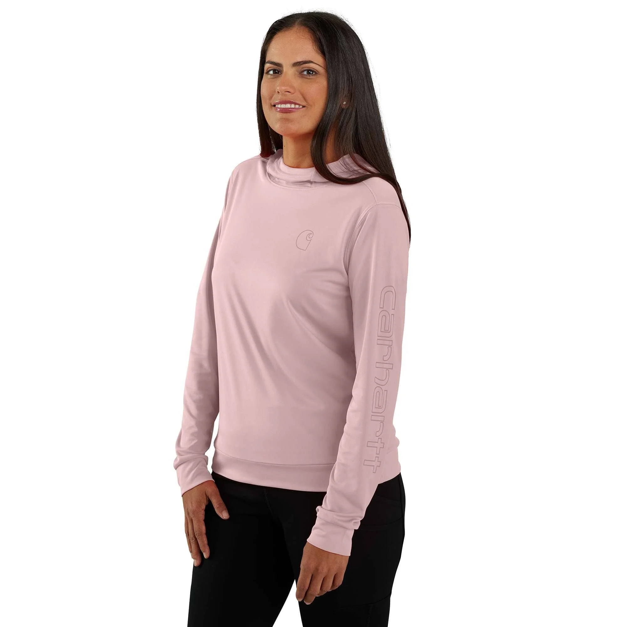 Women's Force Sun Defender™ Relaxed LS Logo Hoodie - 1