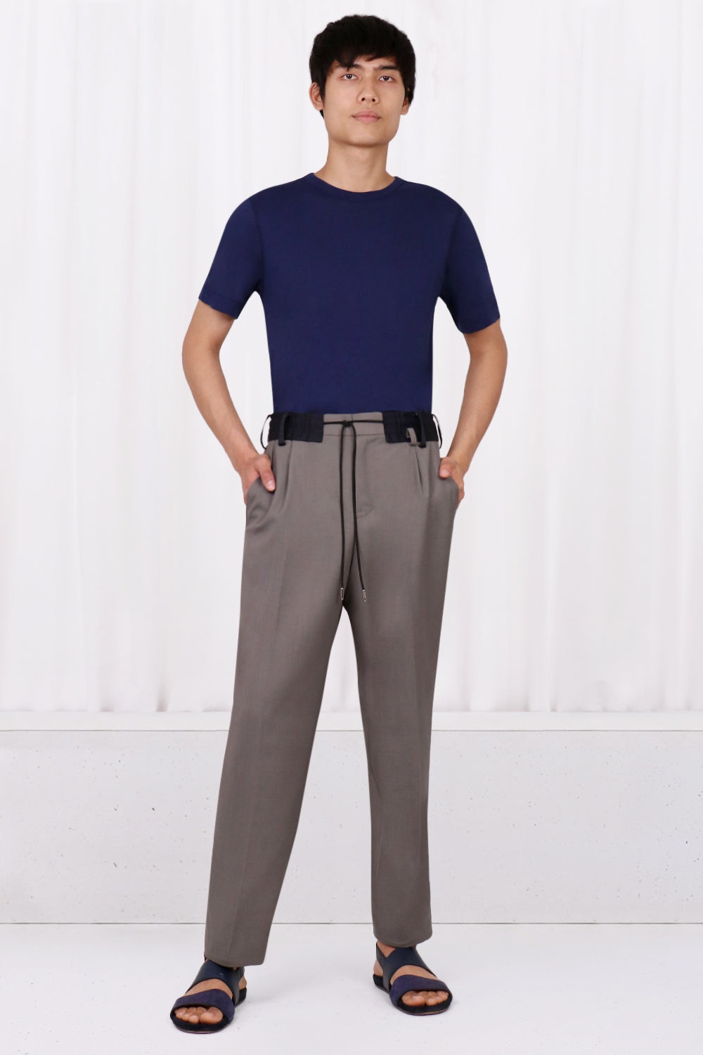 2023激安通販 【SACAI Black 】Nylon Stretch - Pants Men メンズ