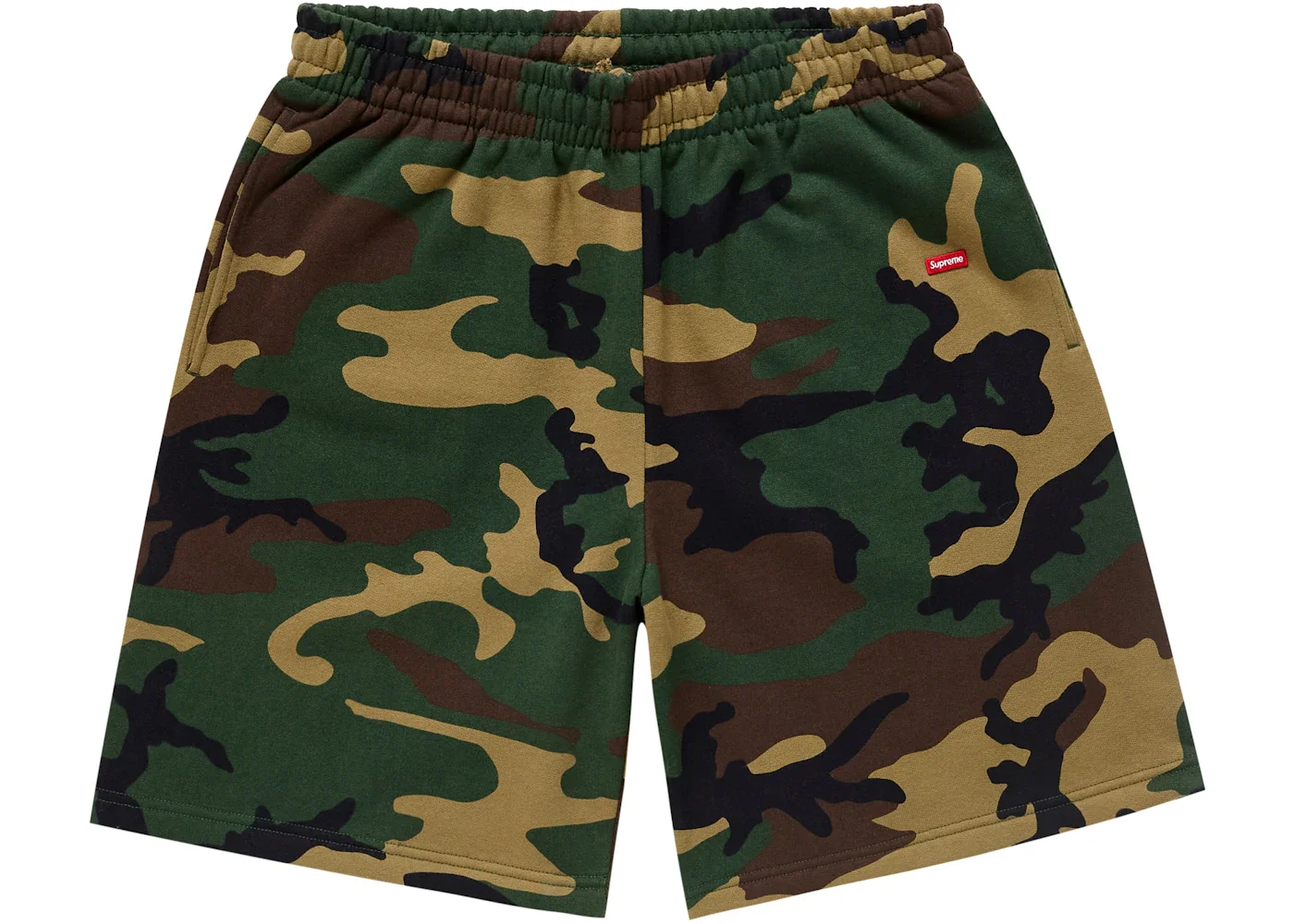 Supreme Small Box Sweatshort (FW24) Woodland Camo - 1