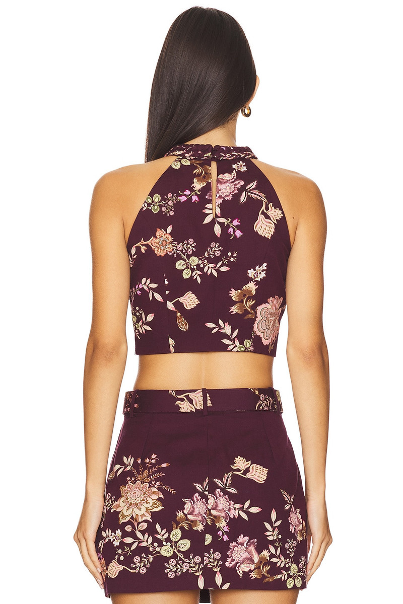 HEMANT & NANDITA Halter Neck Top outlook