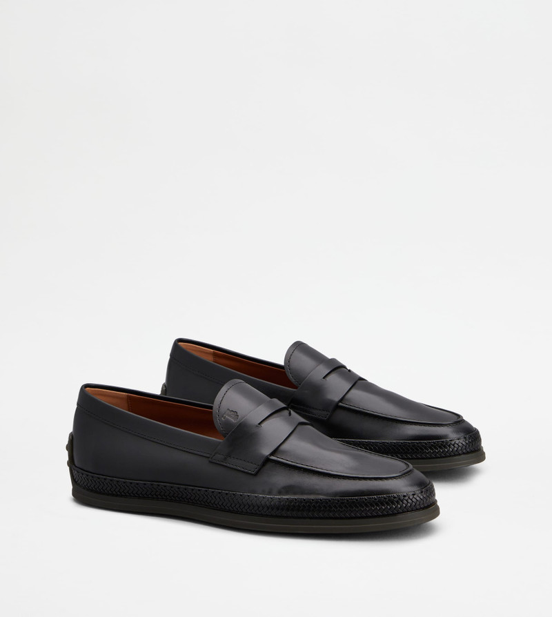 LOAFERS IN LEATHER - BLACK 2