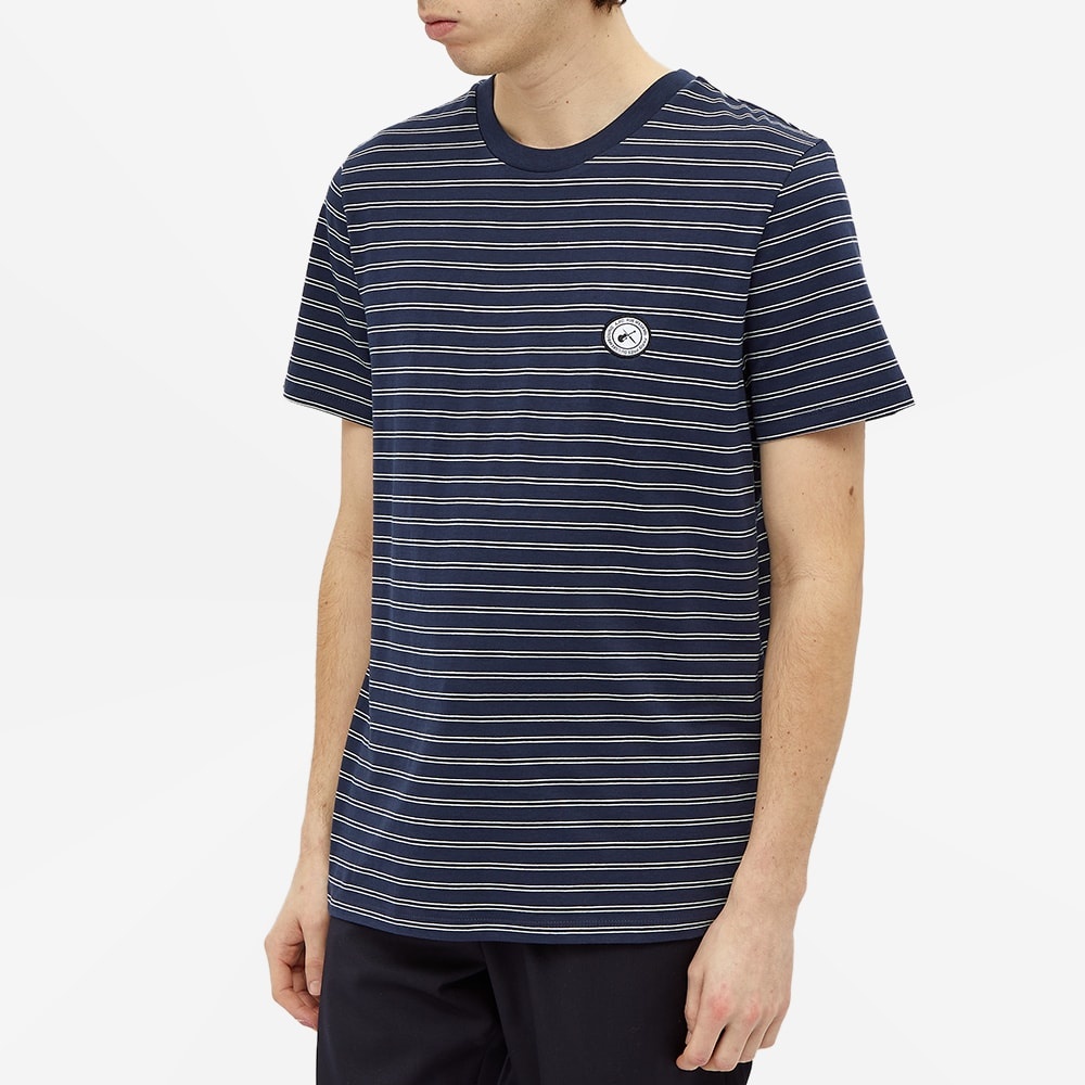 A.P.C. Stevie Patch Logo Stripe Tee - 4