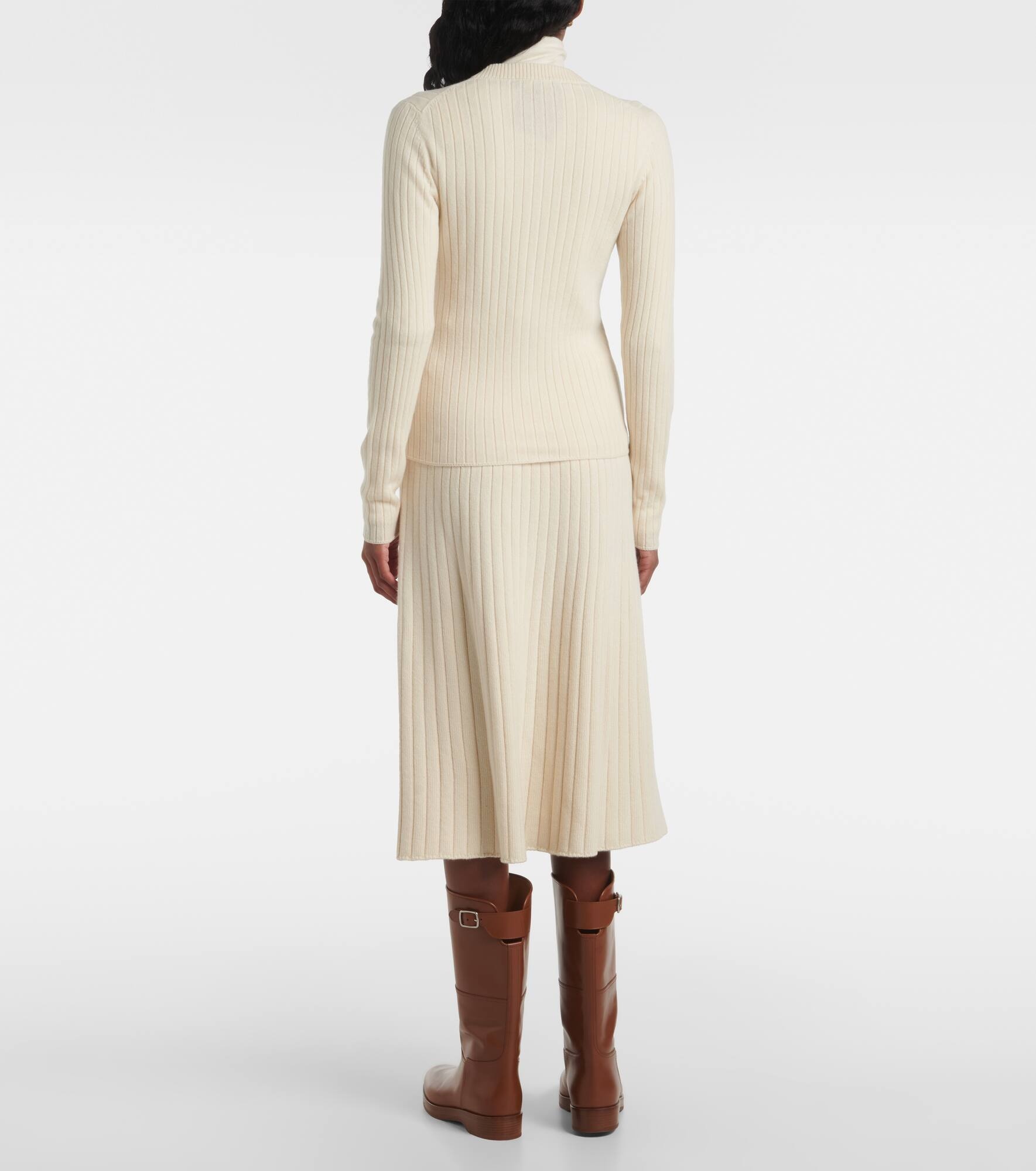 Coste ribbed-knit cashmere jacket - 3