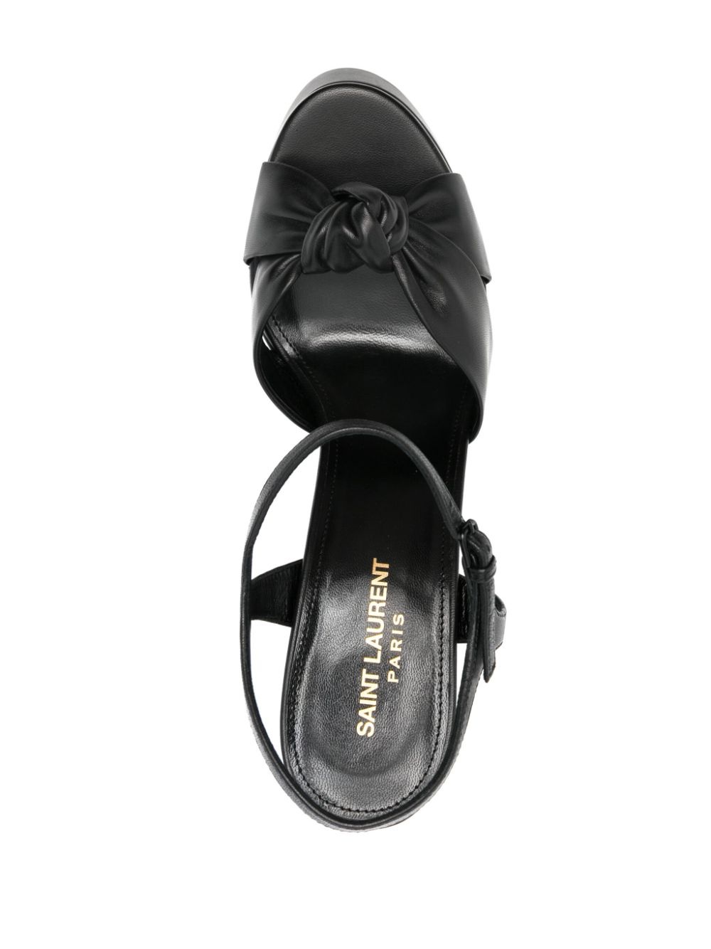knot detail 145mm platform sandals - 4