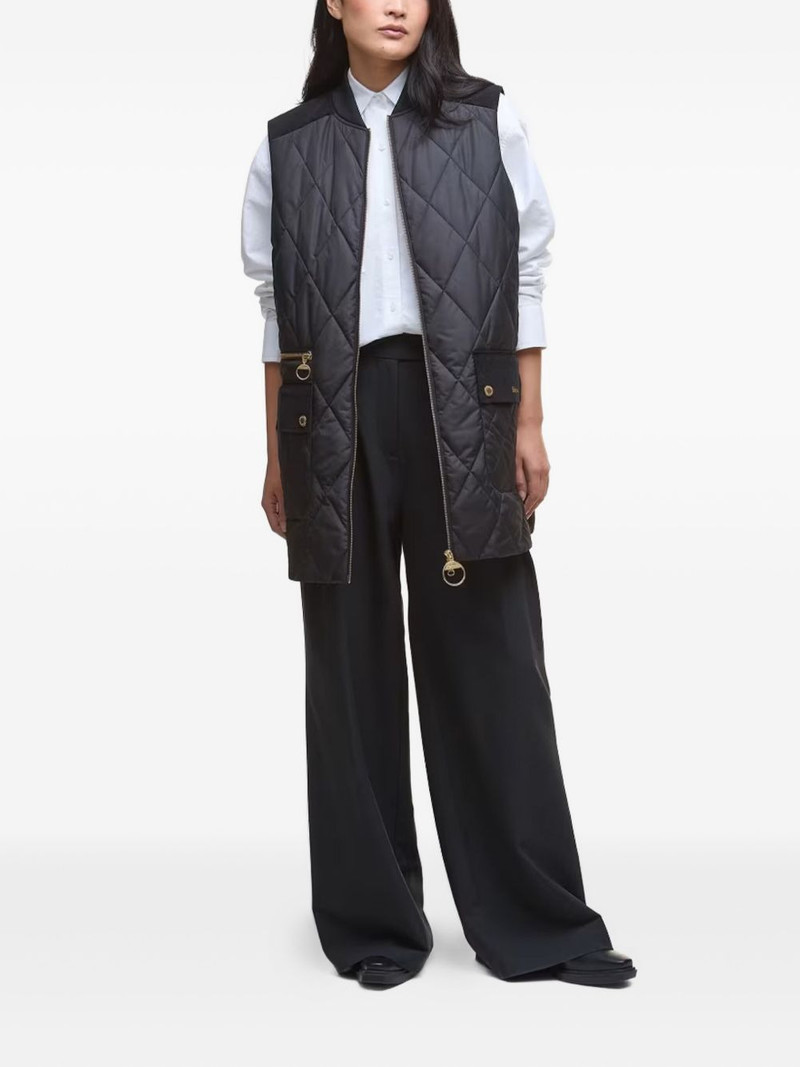 Barbour Lydia diamond-quilted gilet outlook