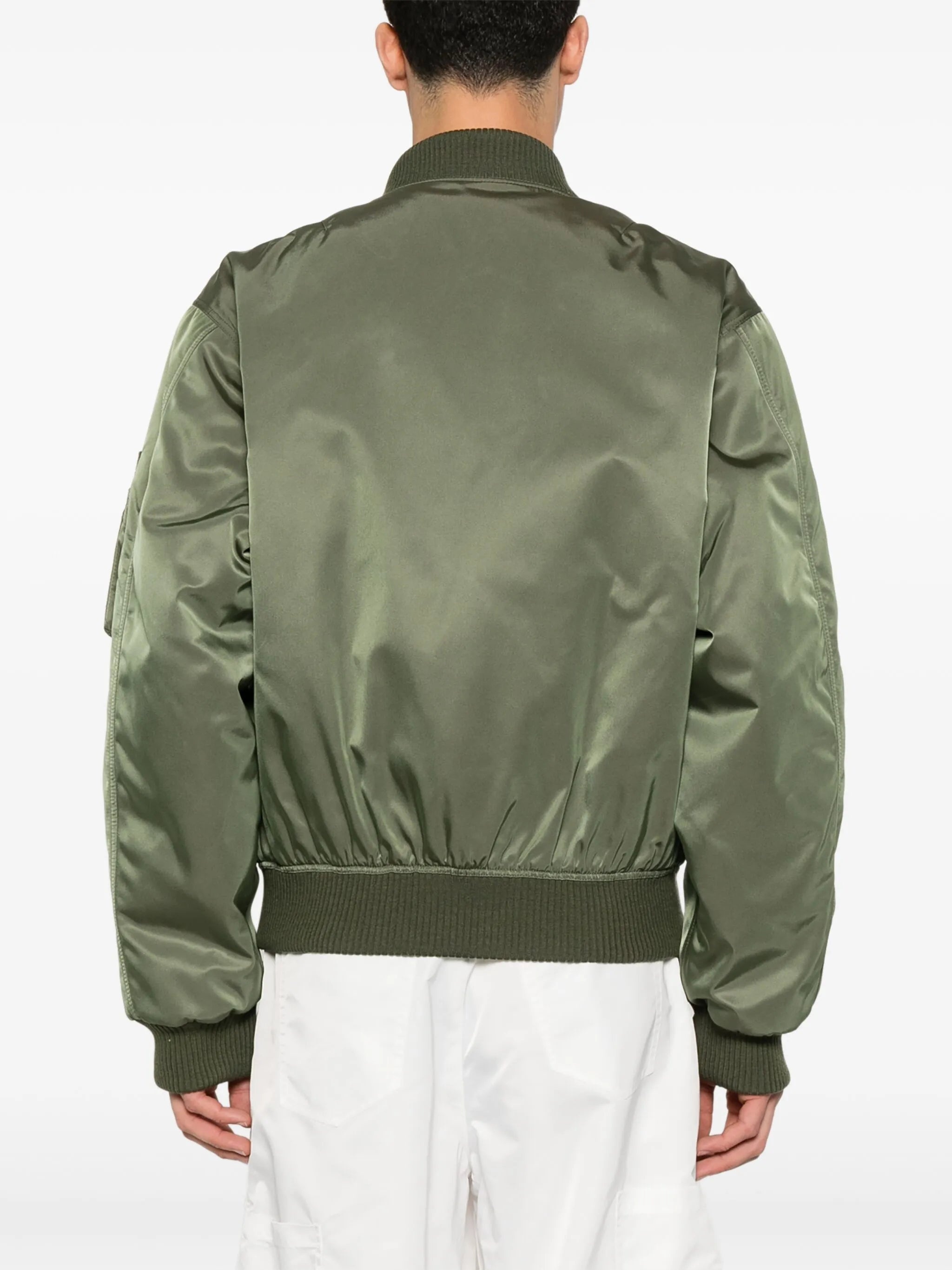 Triangle-logo Bomber Jacket - 3