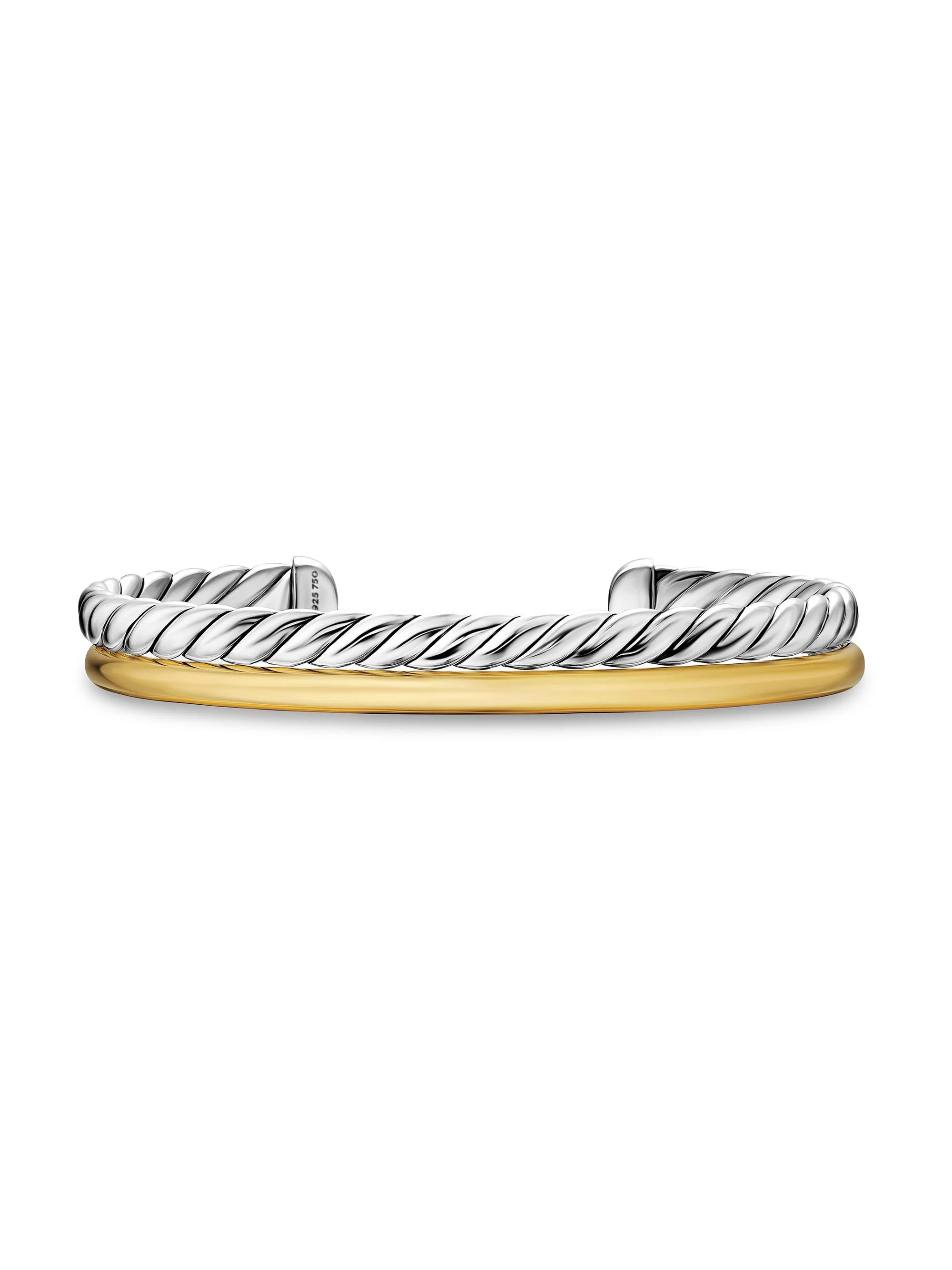 Women's DY Mercer Two Row Cuff Bracelet in Sterling Silver - Silver - 1