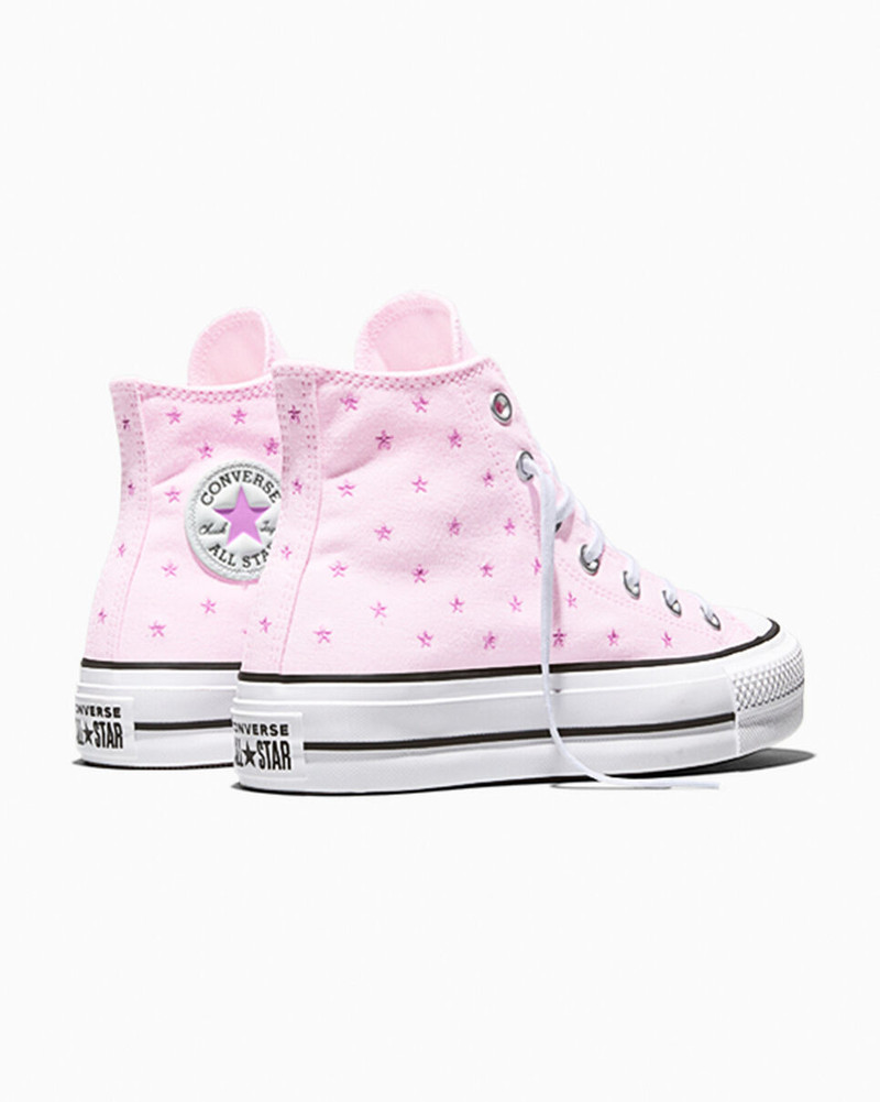 Chuck Taylor All Star Lift Platform Embroidered Stars 8