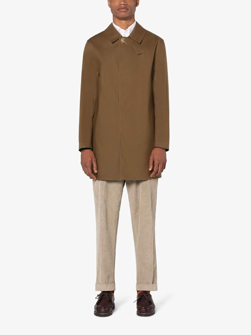 DUNKELD BROWN BONDED COTTON SHORT COAT 3