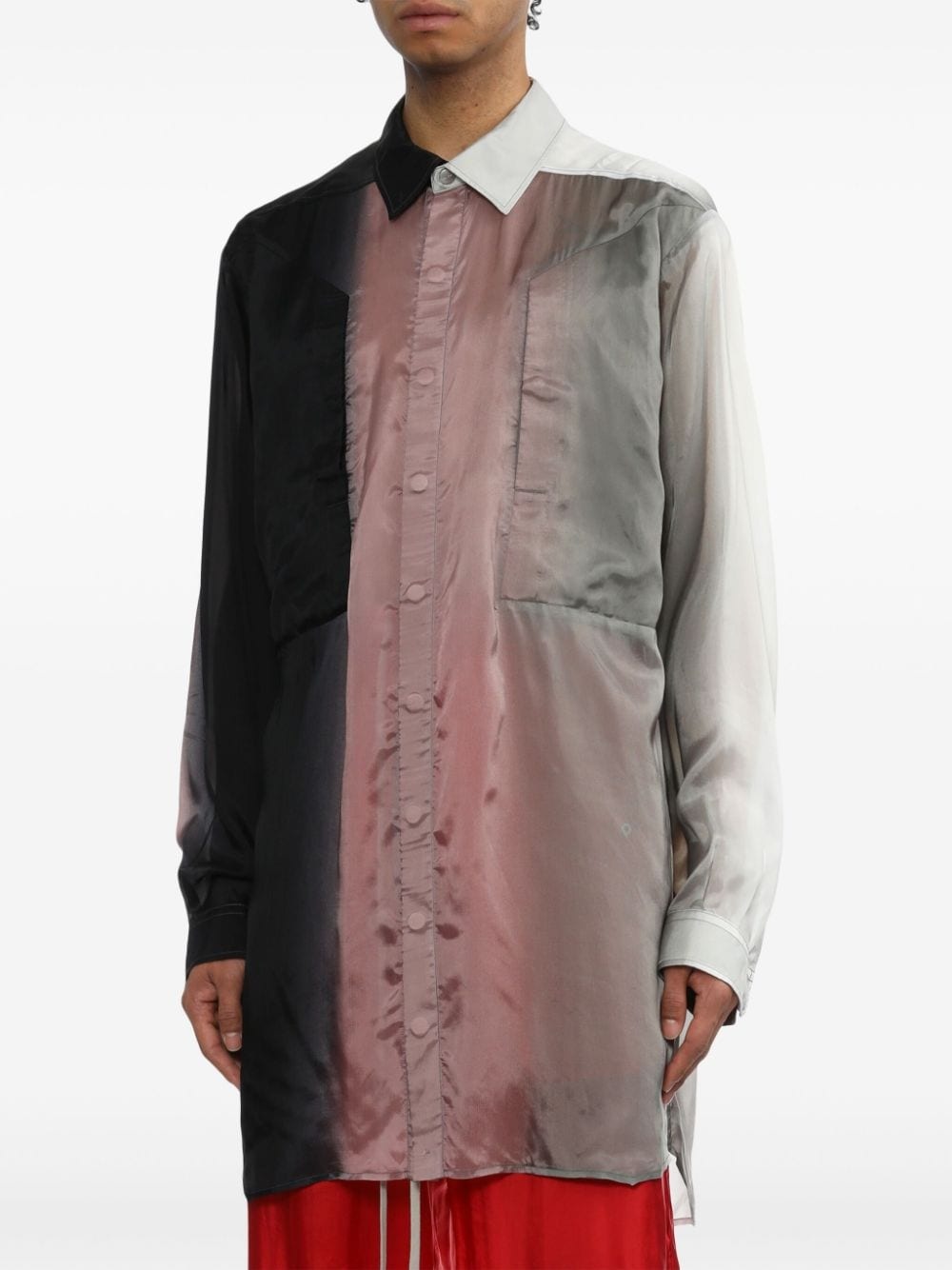 Larry Fogpocket ombrÃ© shirt - 6