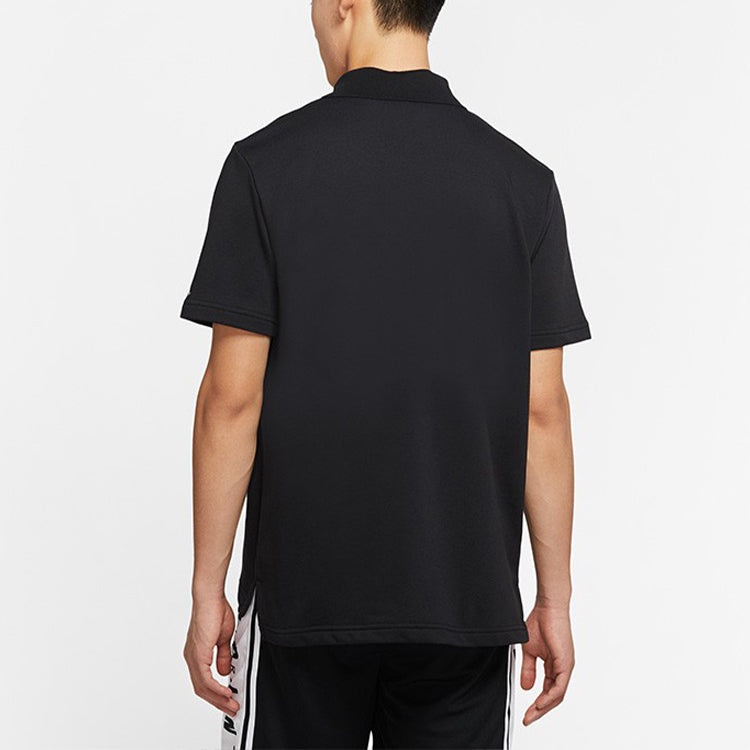 Air Jordan Athleisure Casual Sports Basketball Short Sleeve Black AJ1111-010 - 6