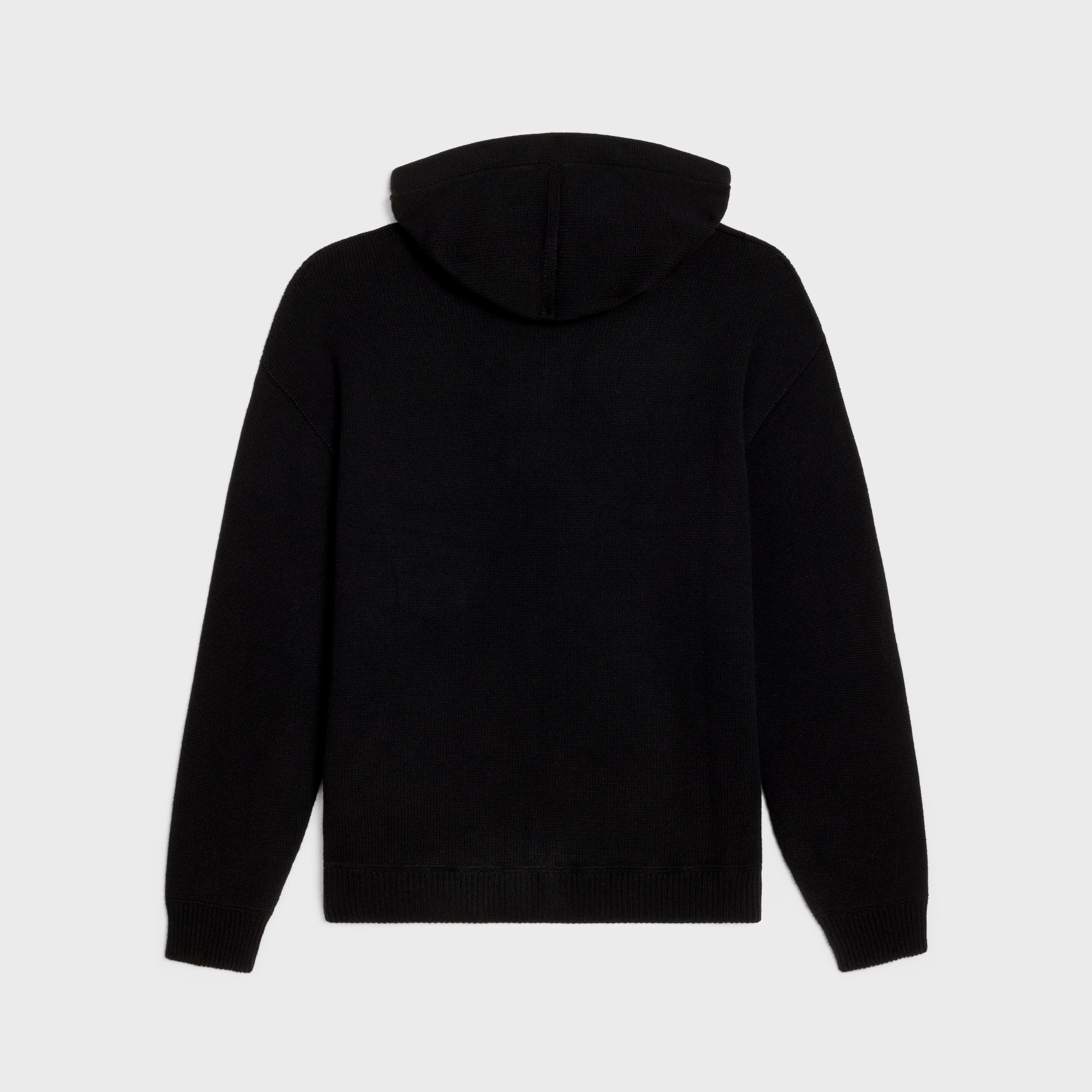 celine hooded sweater in wool and cashmere - 2