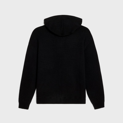 CELINE celine hooded sweater in wool and cashmere outlook