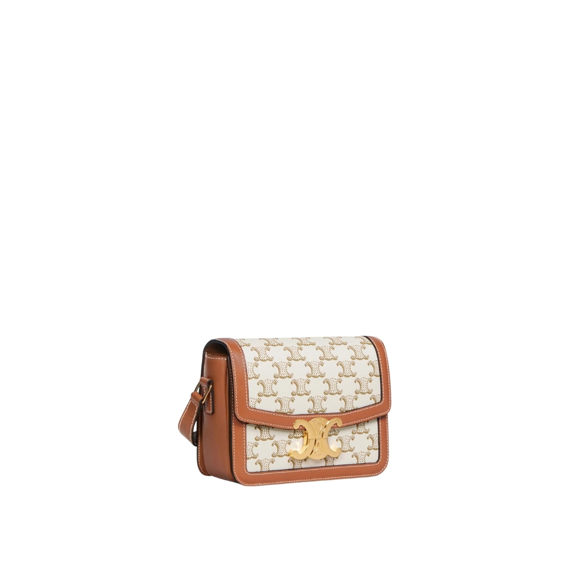 Teen Triomphe Bag in Triomphe Canvas and Calfskin - 2