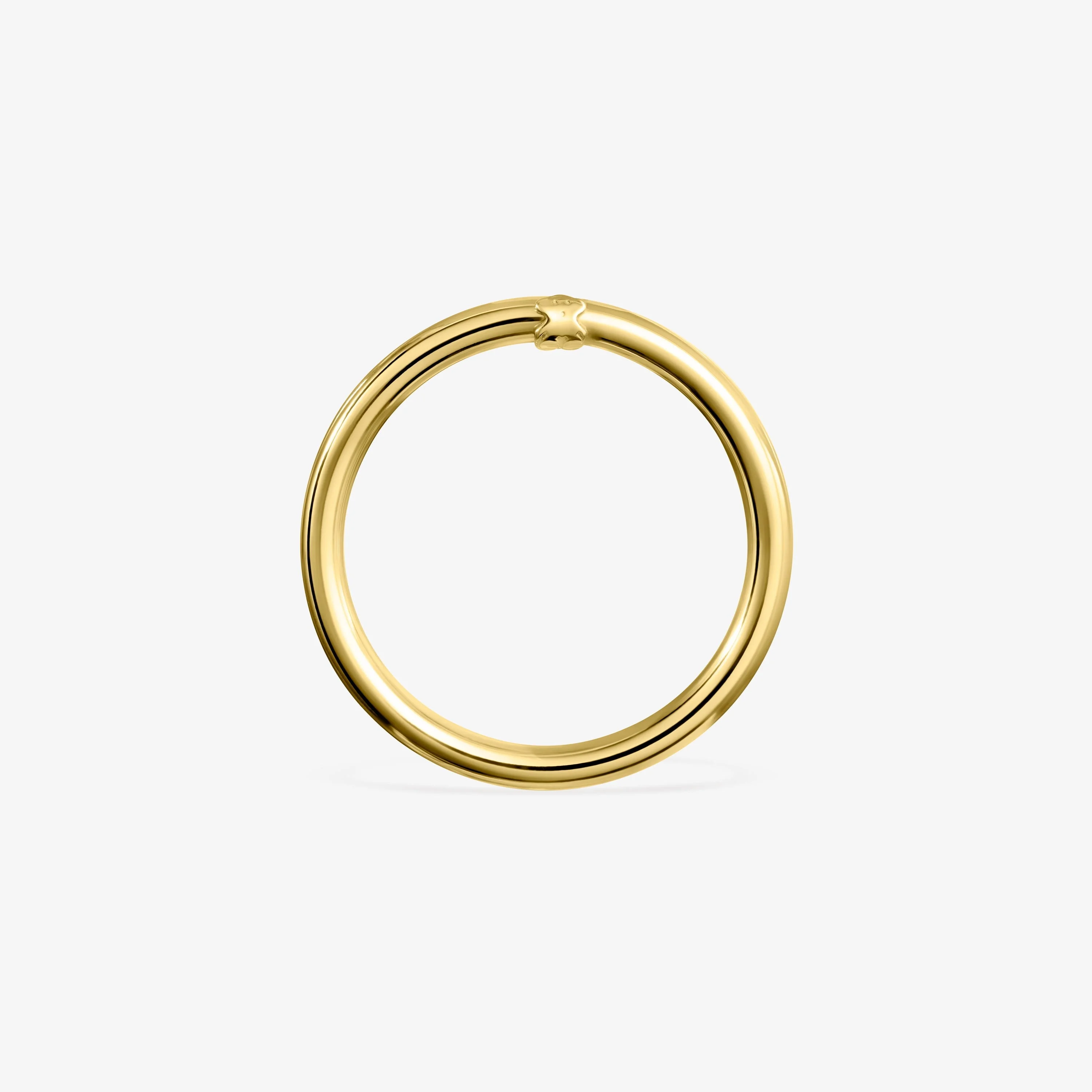 Large 18K solid gold Hold Ring - 1