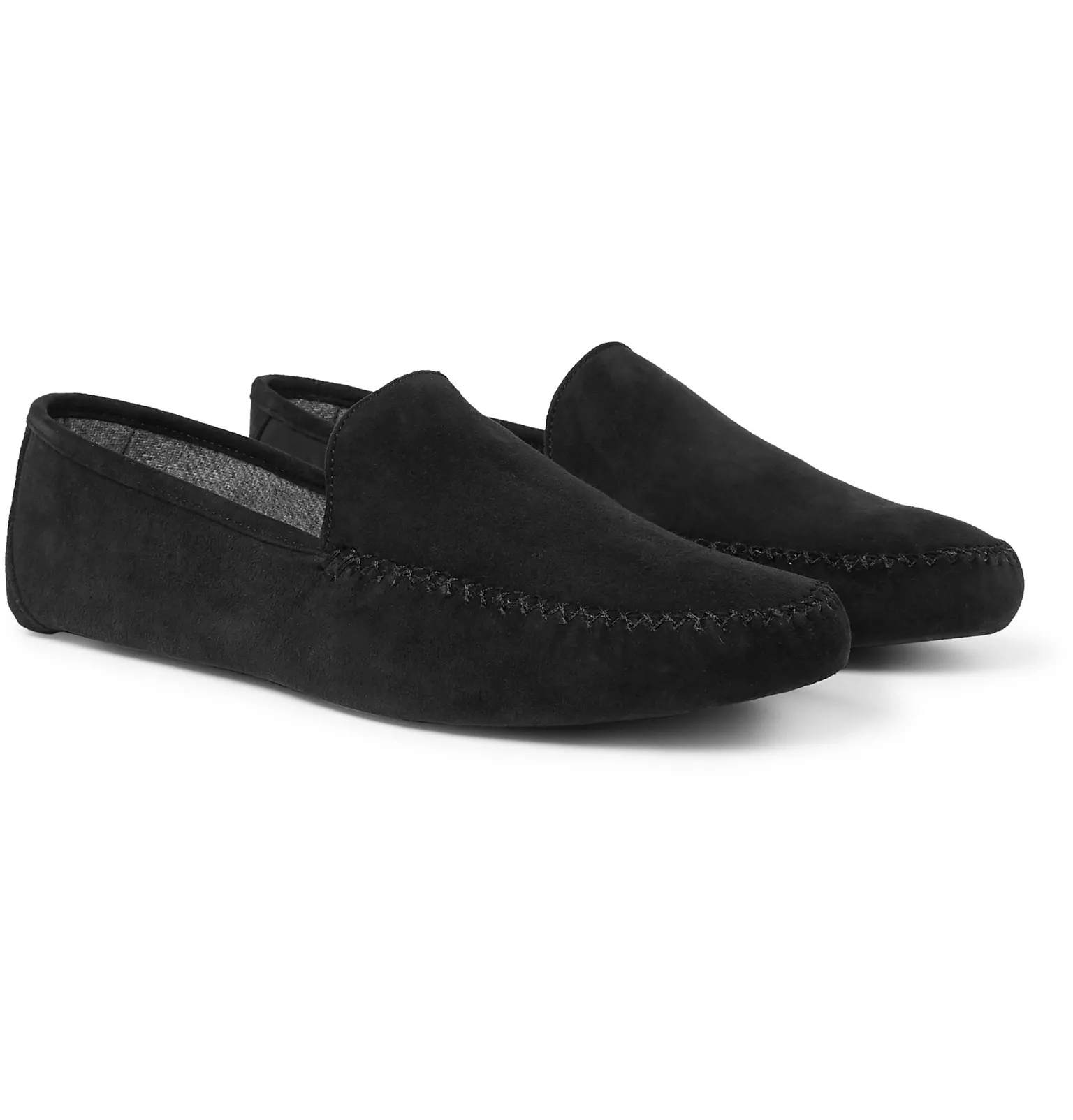 Maurice Cashmere-Lined Suede Slippers - 2