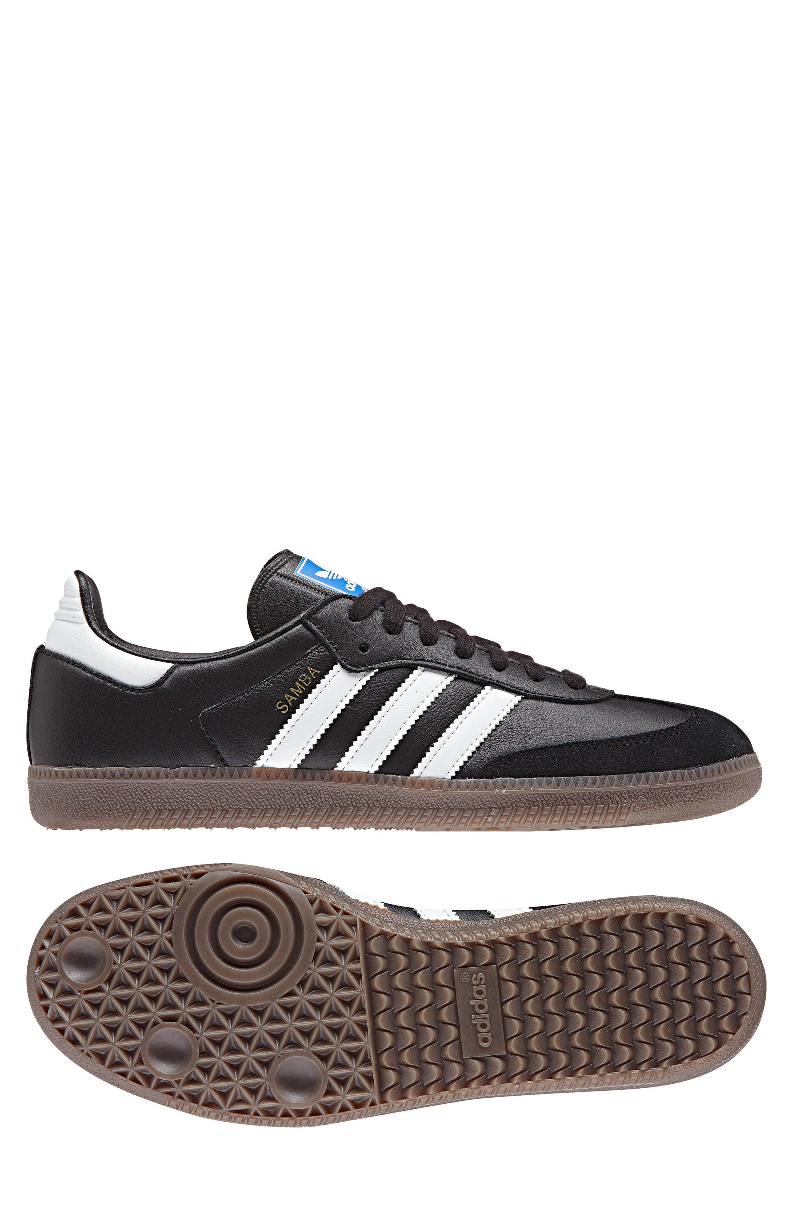 adidas Samba OG Sneaker in Core Black/ftwr White/gum5 at Nordstrom - 7