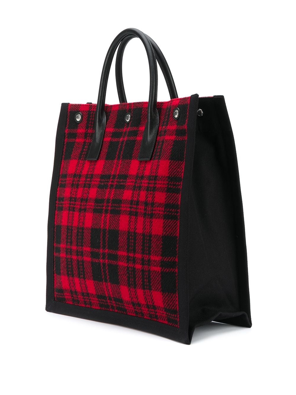 River Gauche check print tote bag - 3