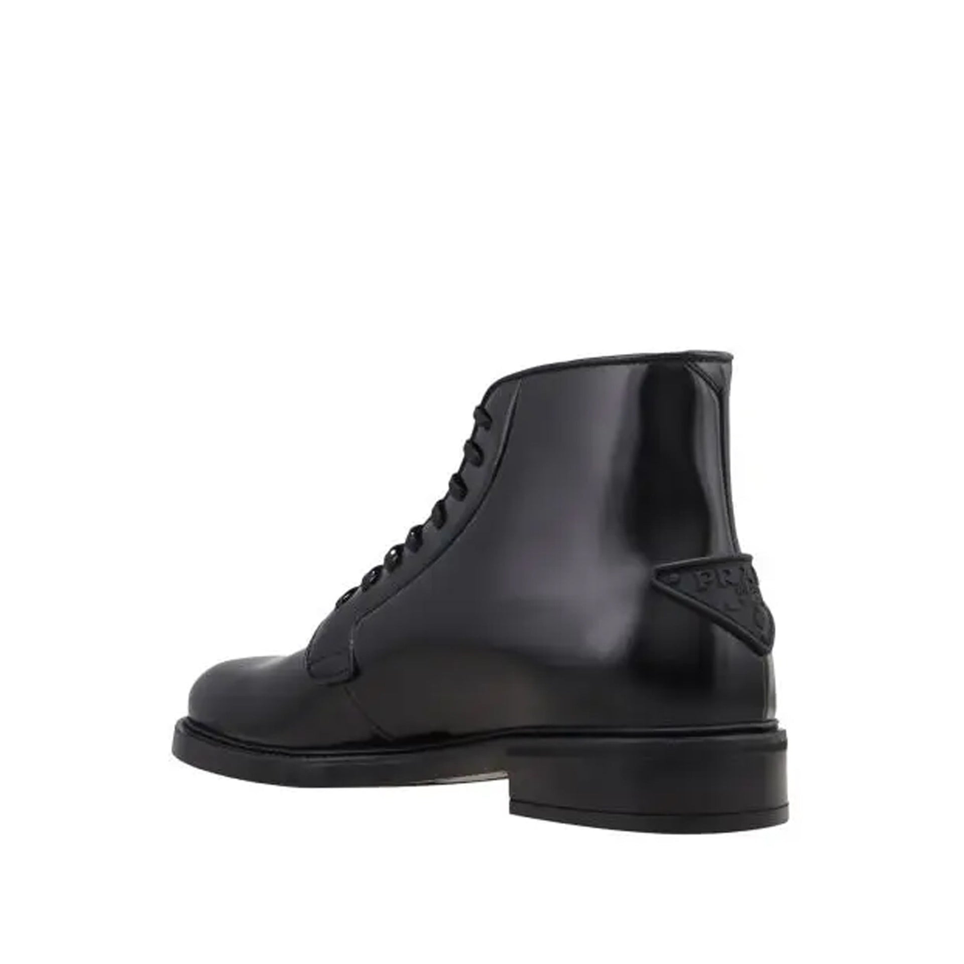 Prada Leather Lace-Up Boots Men - 3