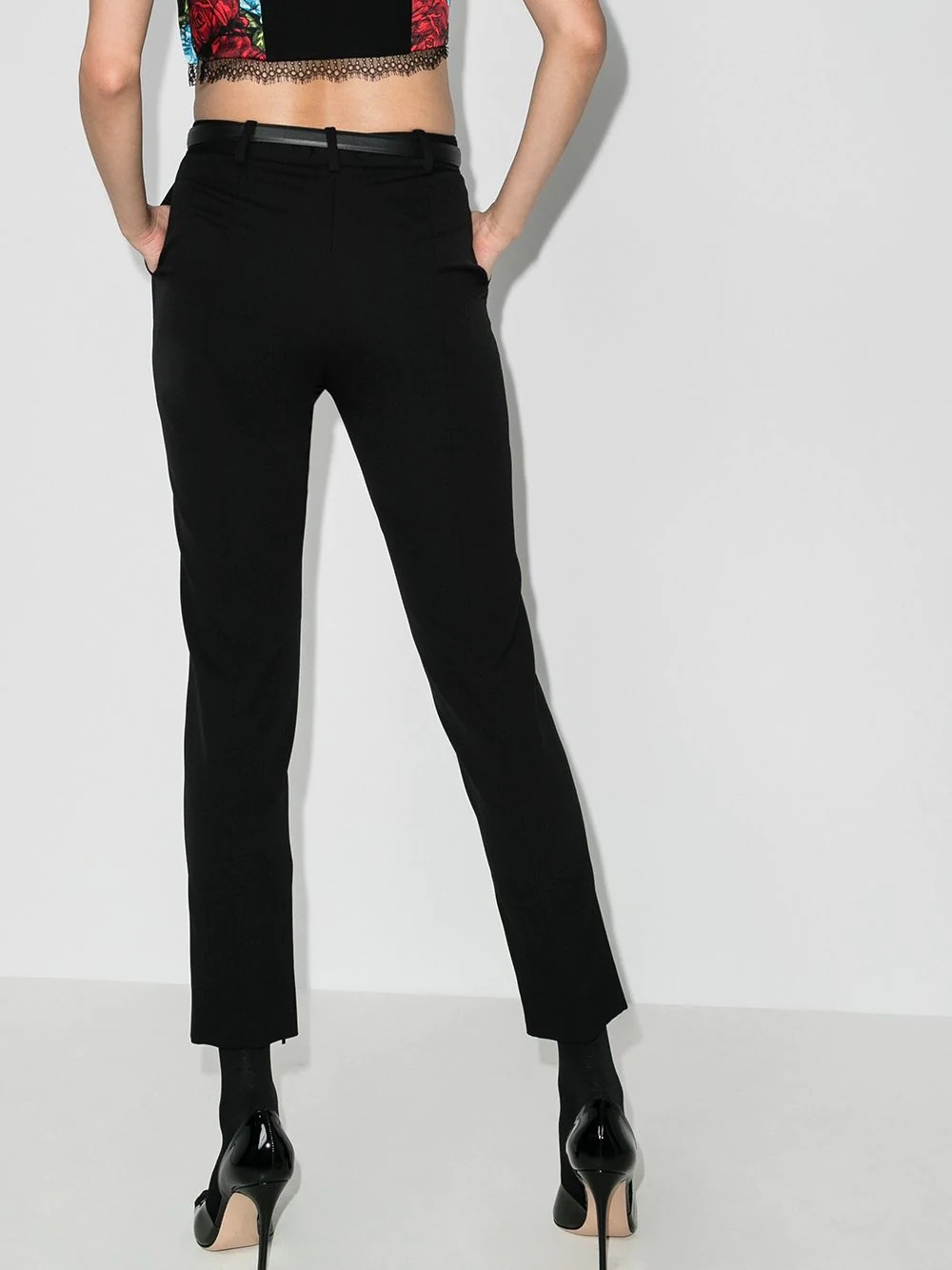 slim-fit tailored trousers - 3