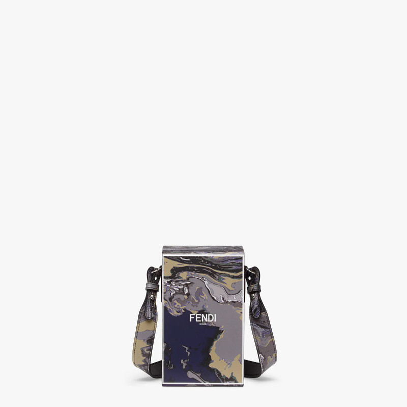 Marble-print leather bag 1