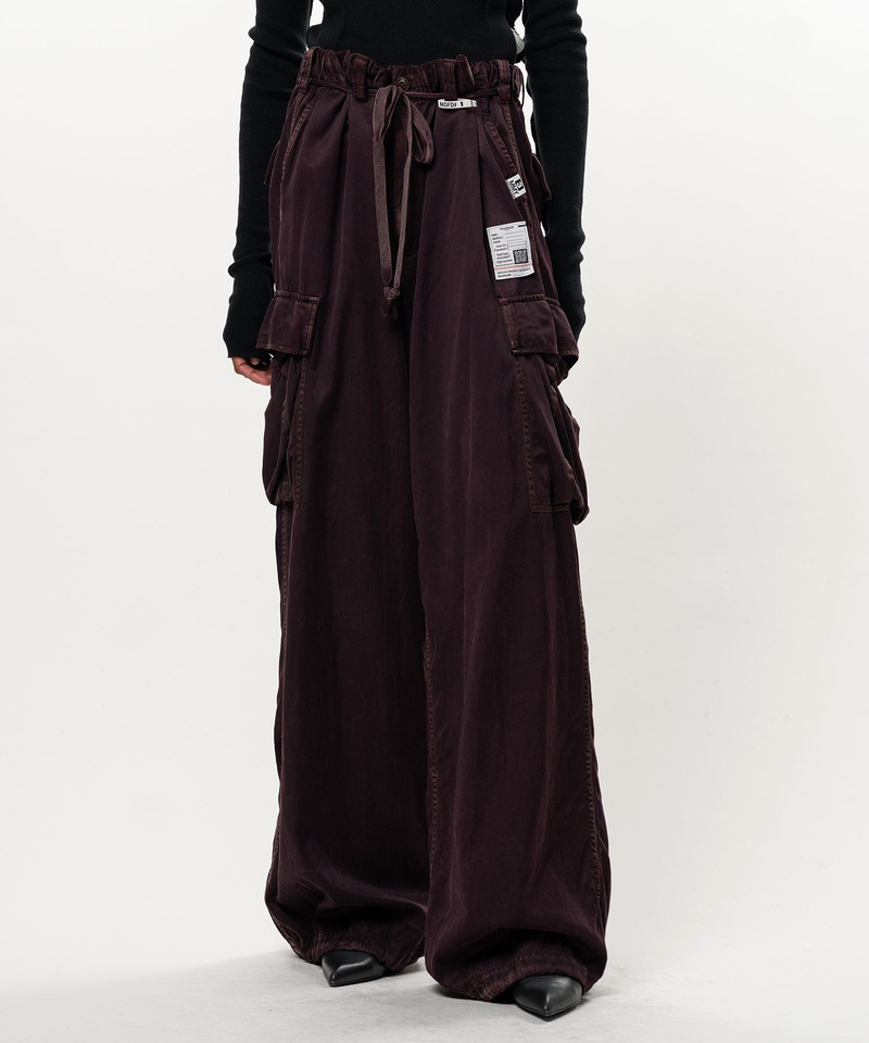 Satin Cargo Pants 11
