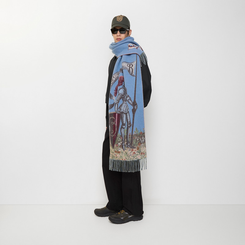 Knight Portrait Cashmere Scarf 3