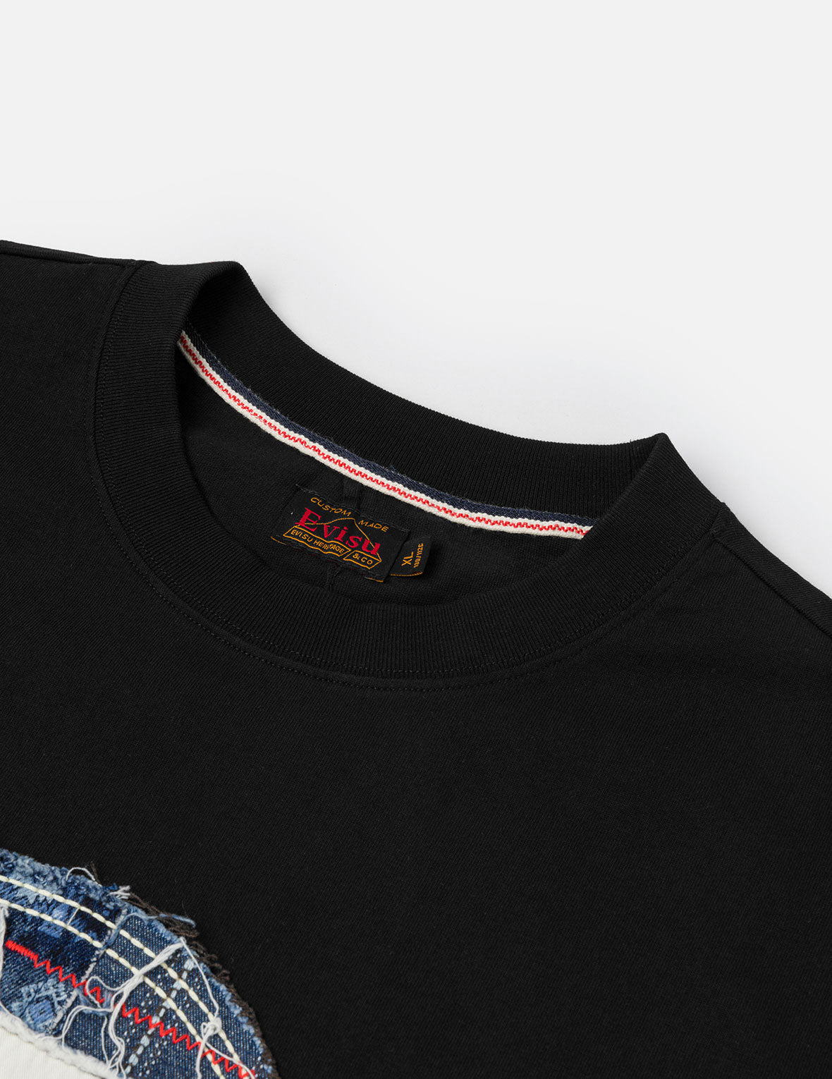 Sashiko Daruma and Seagull Relax Fit T-Shirt - 8