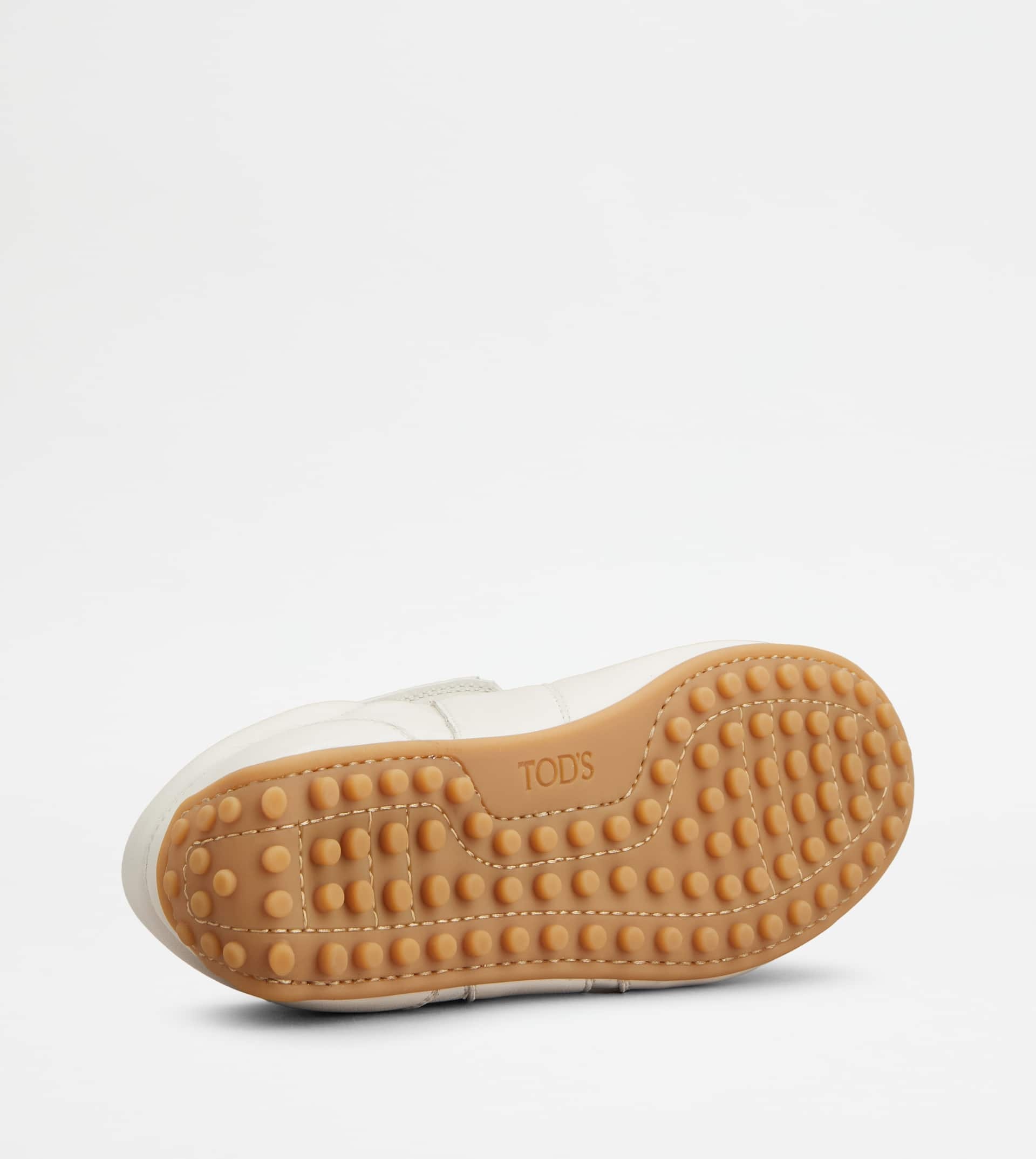 TOD'S T-MARATHON SNEAKERS IN LEATHER - WHITE - 4
