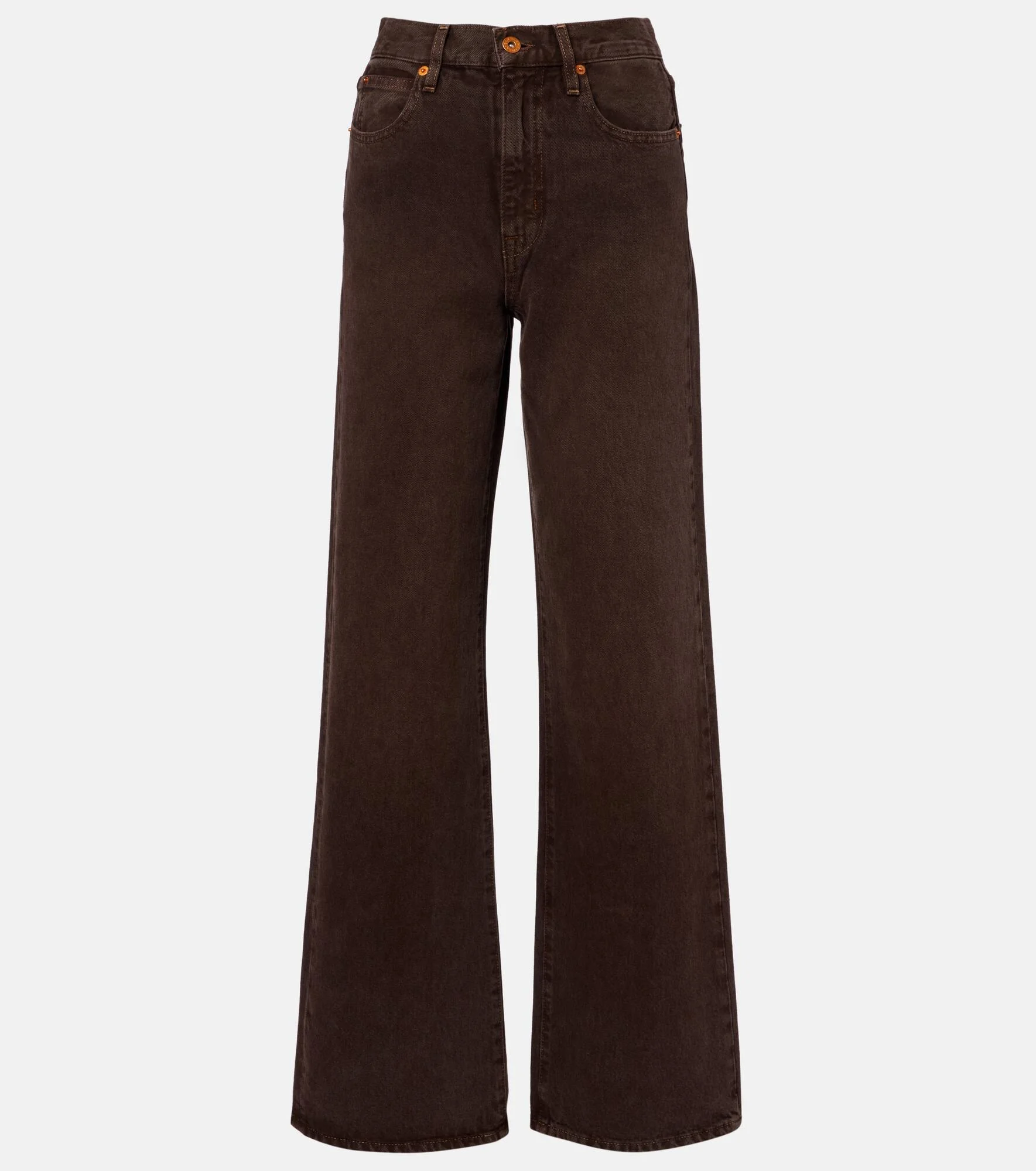 Grace high-rise wide-leg jeans - 1