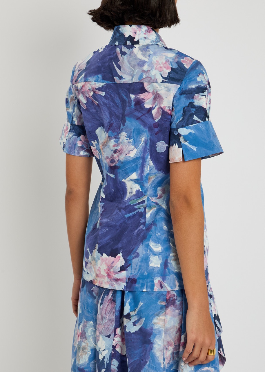 Erdem Printed Cotton-poplin Shirt - 3