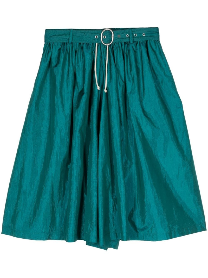 wide-leg belted shorts 1
