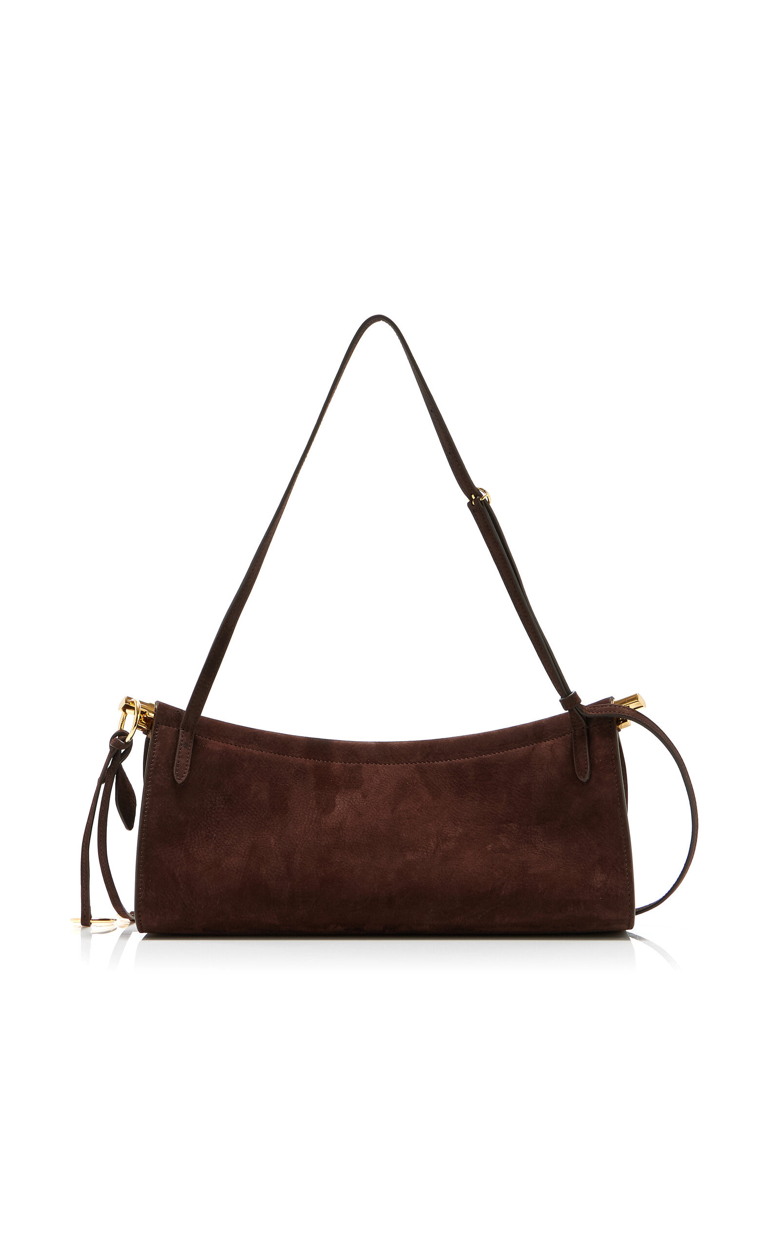 Le Click E/W Medium Nubuck Bag brown - 4