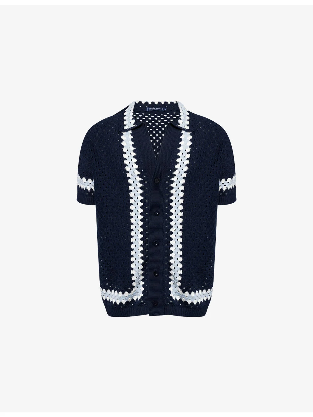 Pinto Crochet Short-Sleeves Cotton Cardigan - 1