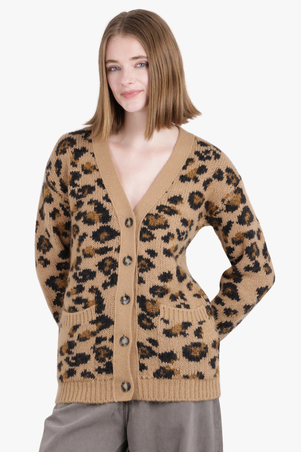 MAGLIA PATTERN CARDIGAN | ANIMALIER - 2