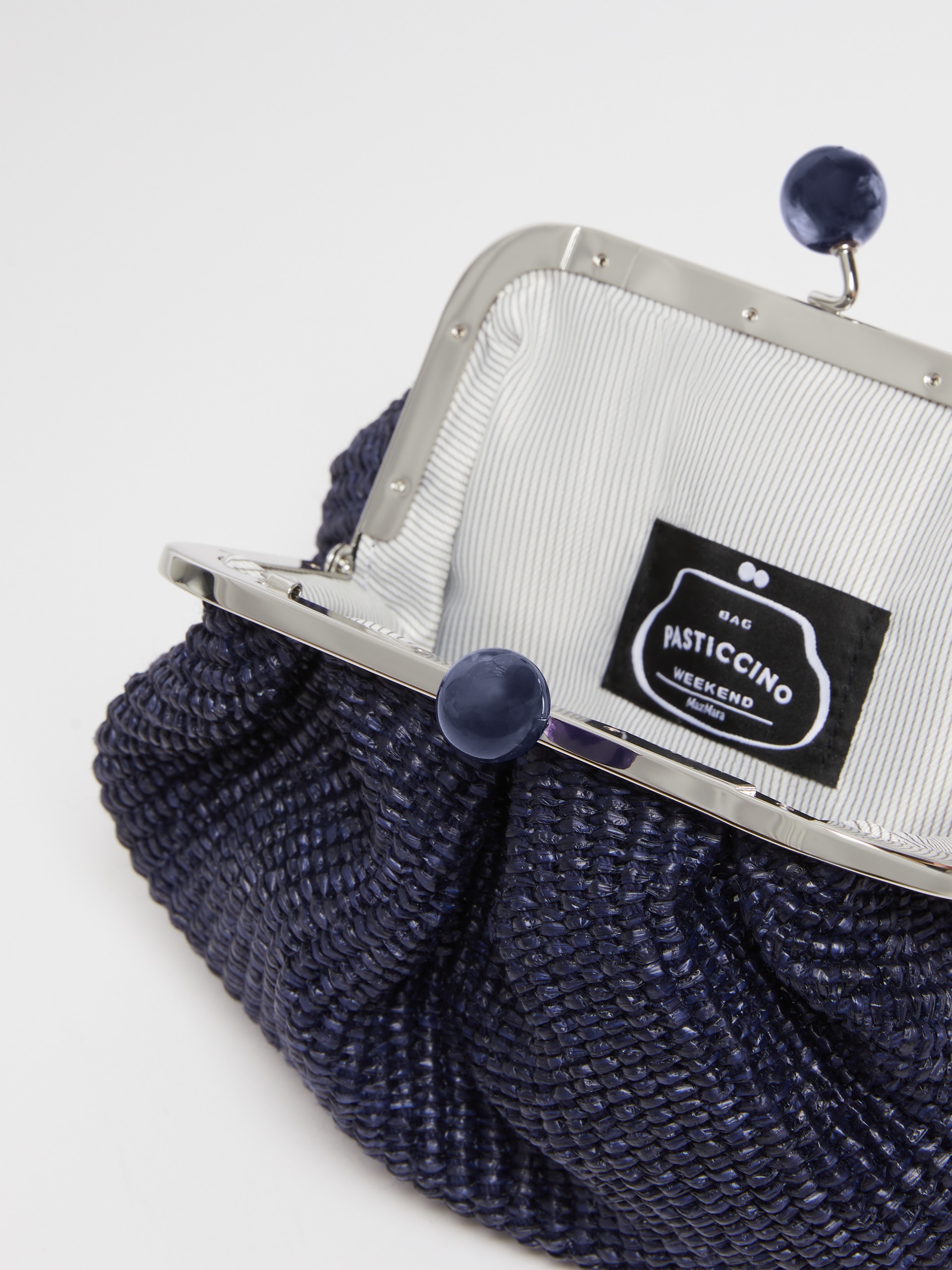 PALMAS Small raffia-effect Pasticcino Bag - 6